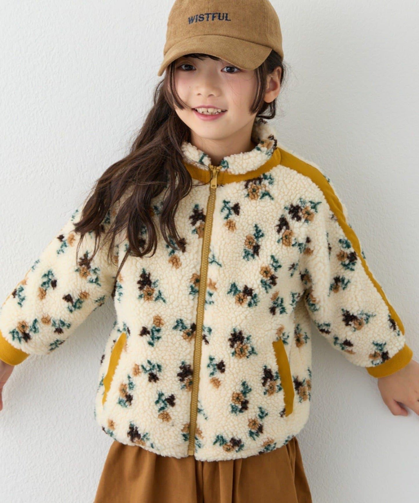 【KIDS】【男女童】全印花羊羔絨外套