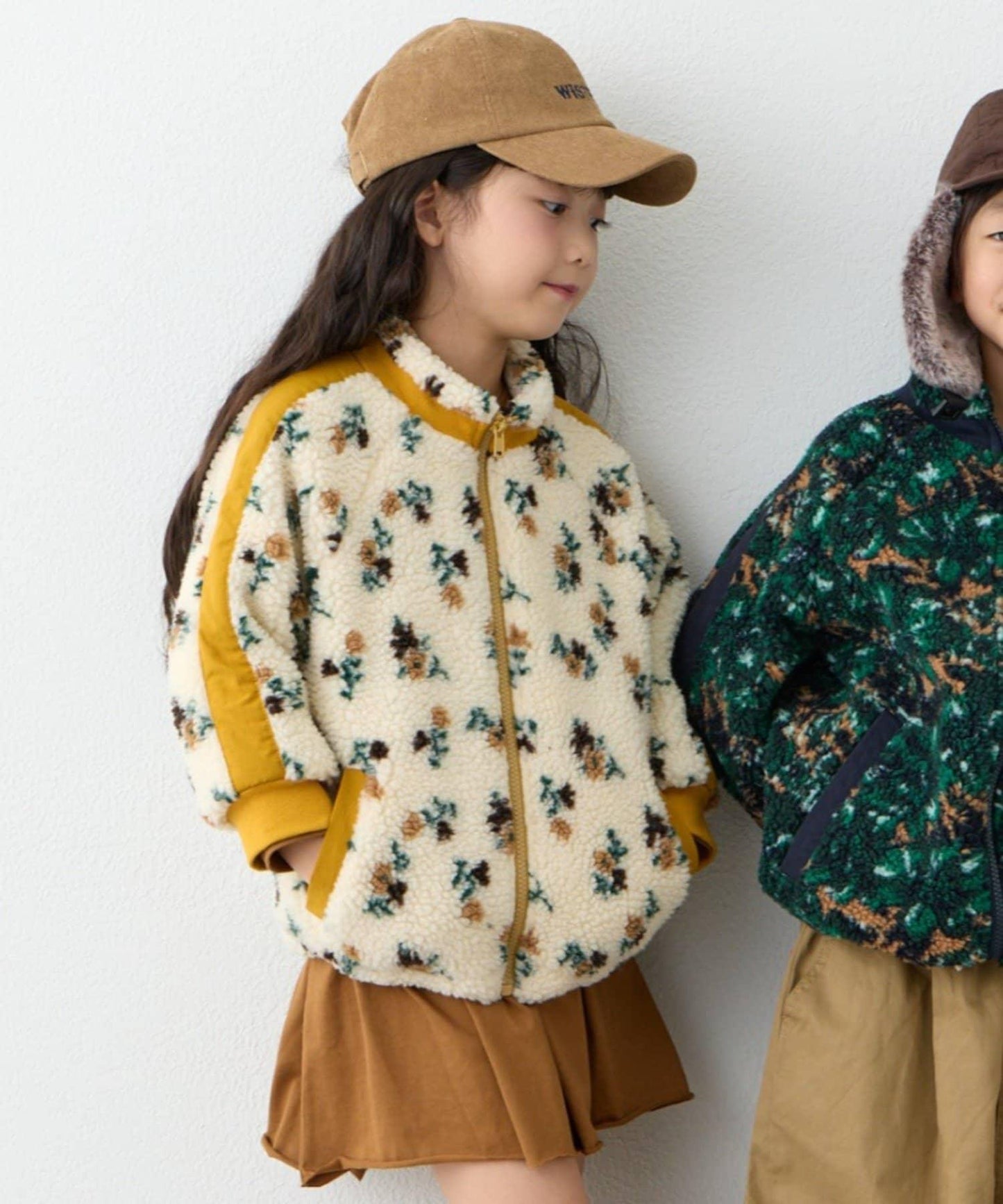 【KIDS】【男女童】全印花羊羔絨外套