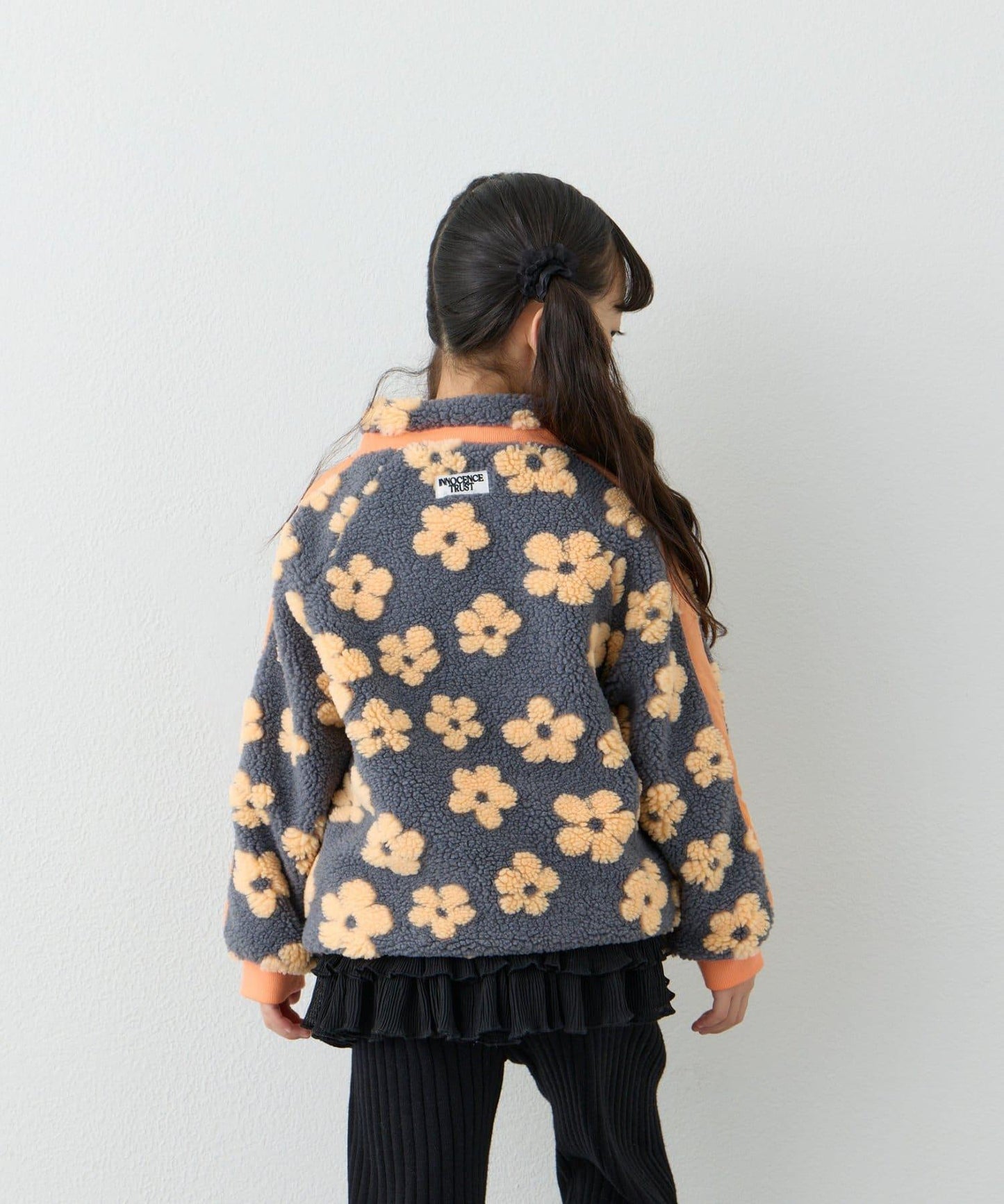 【KIDS】【男女童】全印花羊羔絨外套