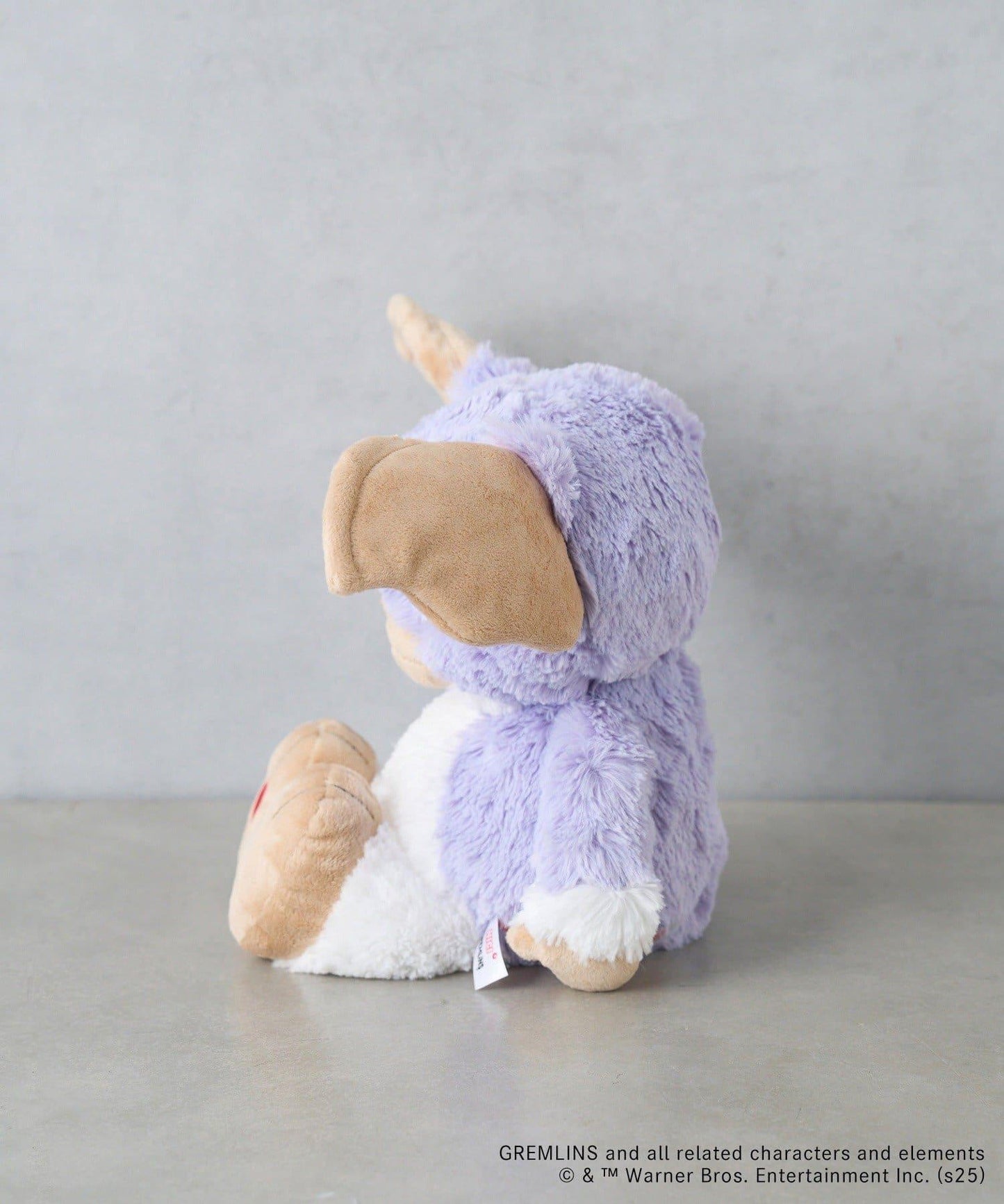 【GREMLINS 小魔怪】Gizmo 紫丁香灰色愛心 35cm