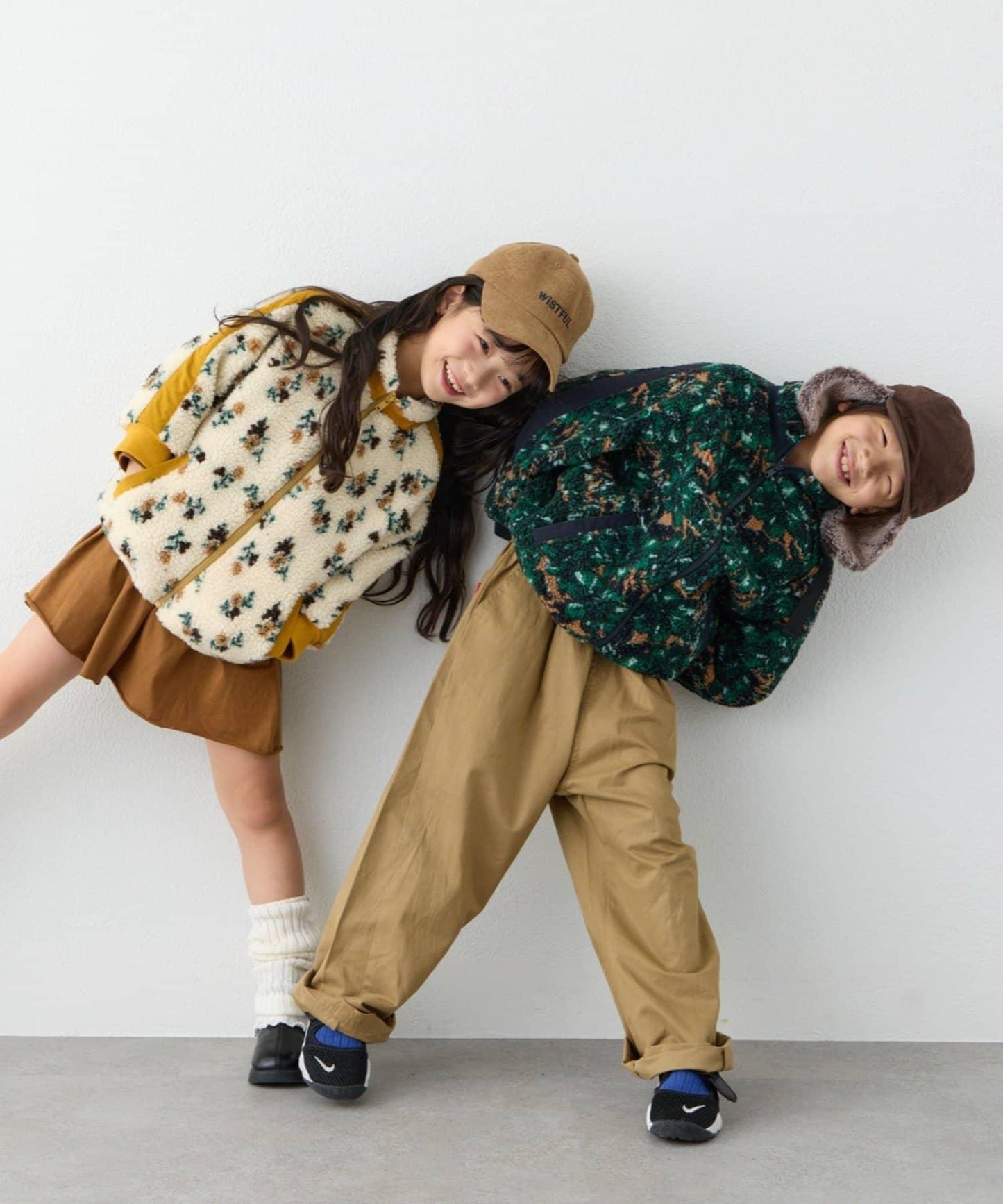 【KIDS】【男女童】全印花羊羔絨外套