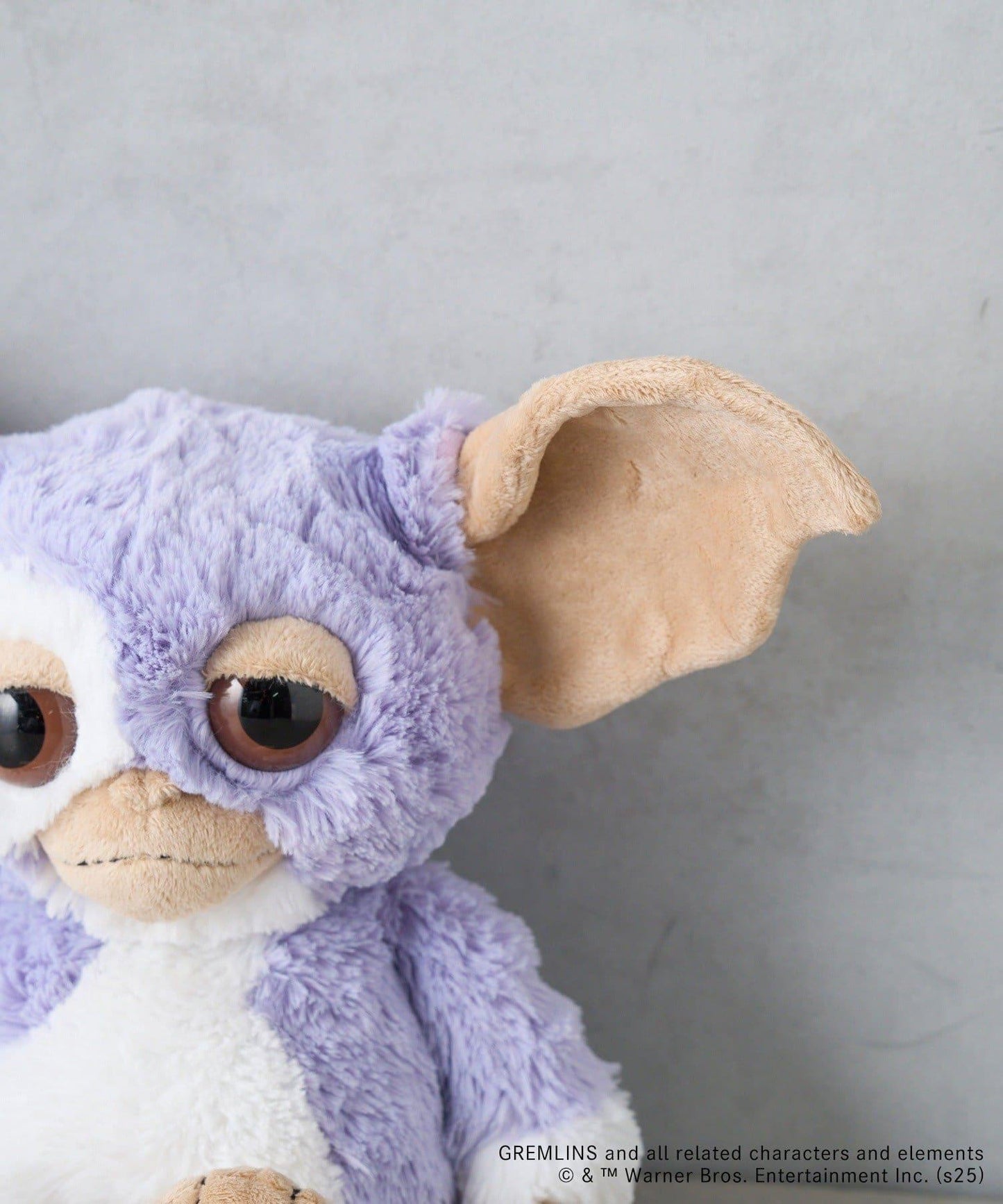 【GREMLINS 小魔怪】Gizmo 紫丁香灰色愛心 35cm