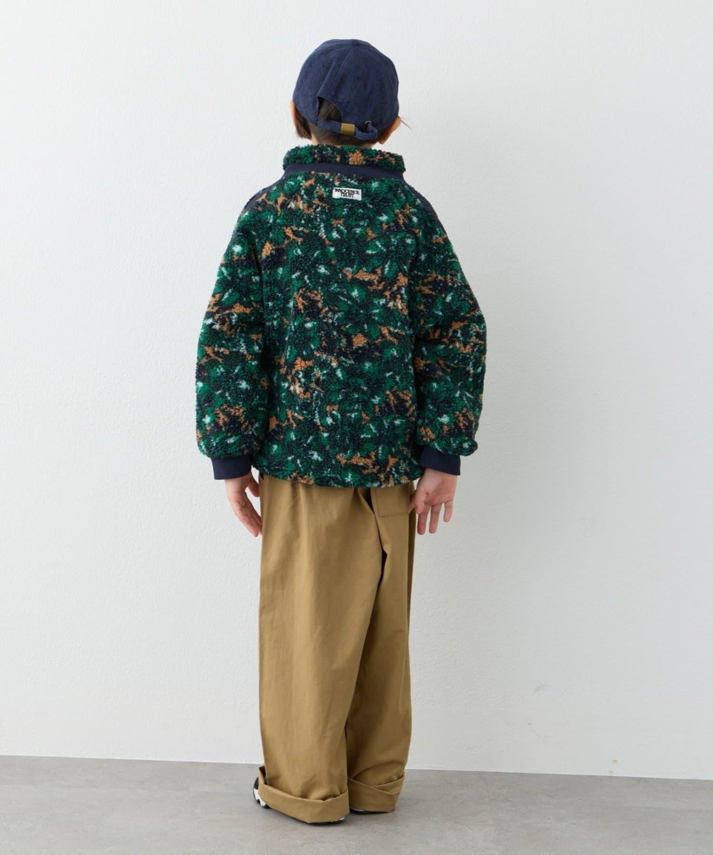 【KIDS】【男女童】全印花羊羔絨外套