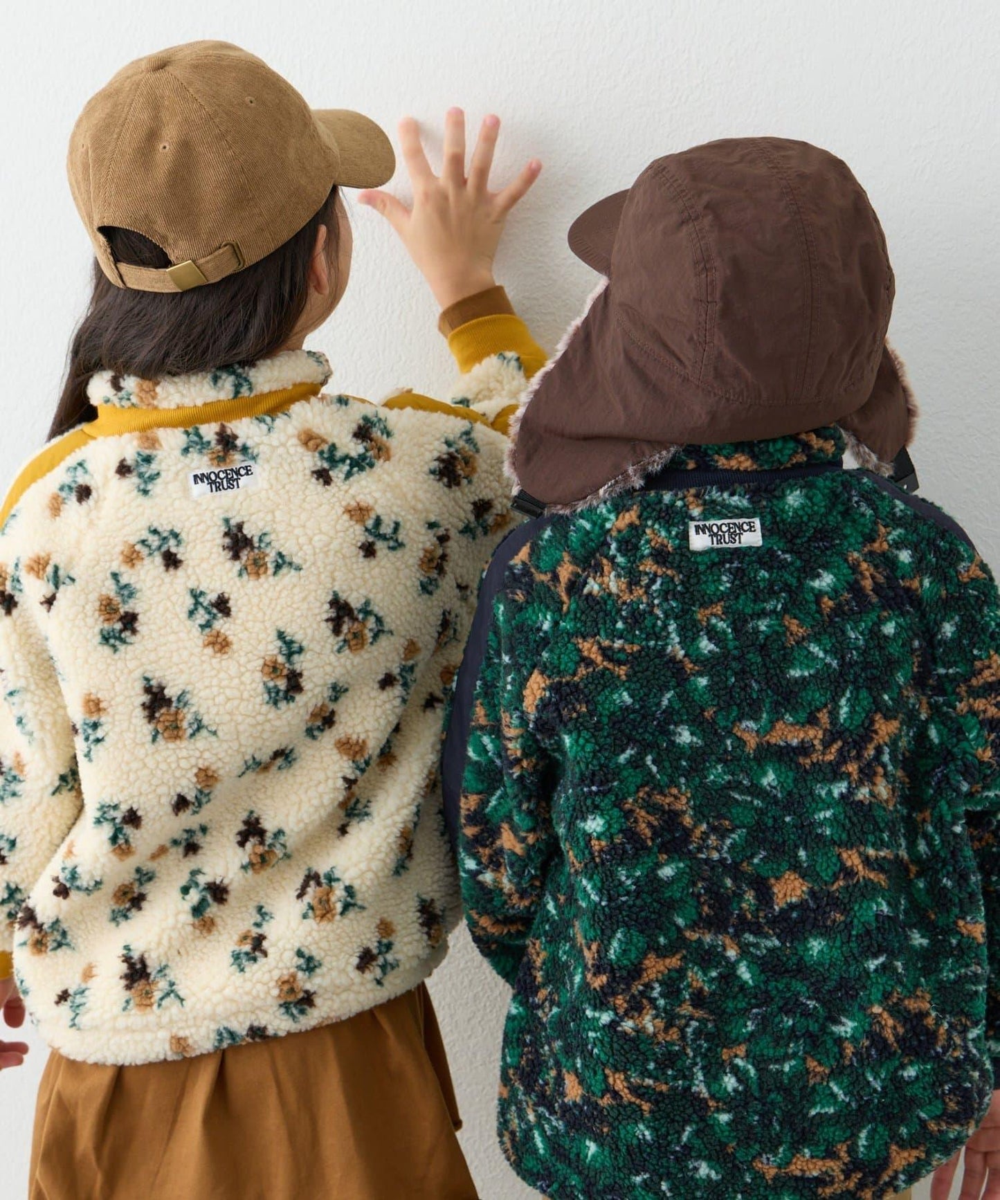 【KIDS】【男女童】全印花羊羔絨外套