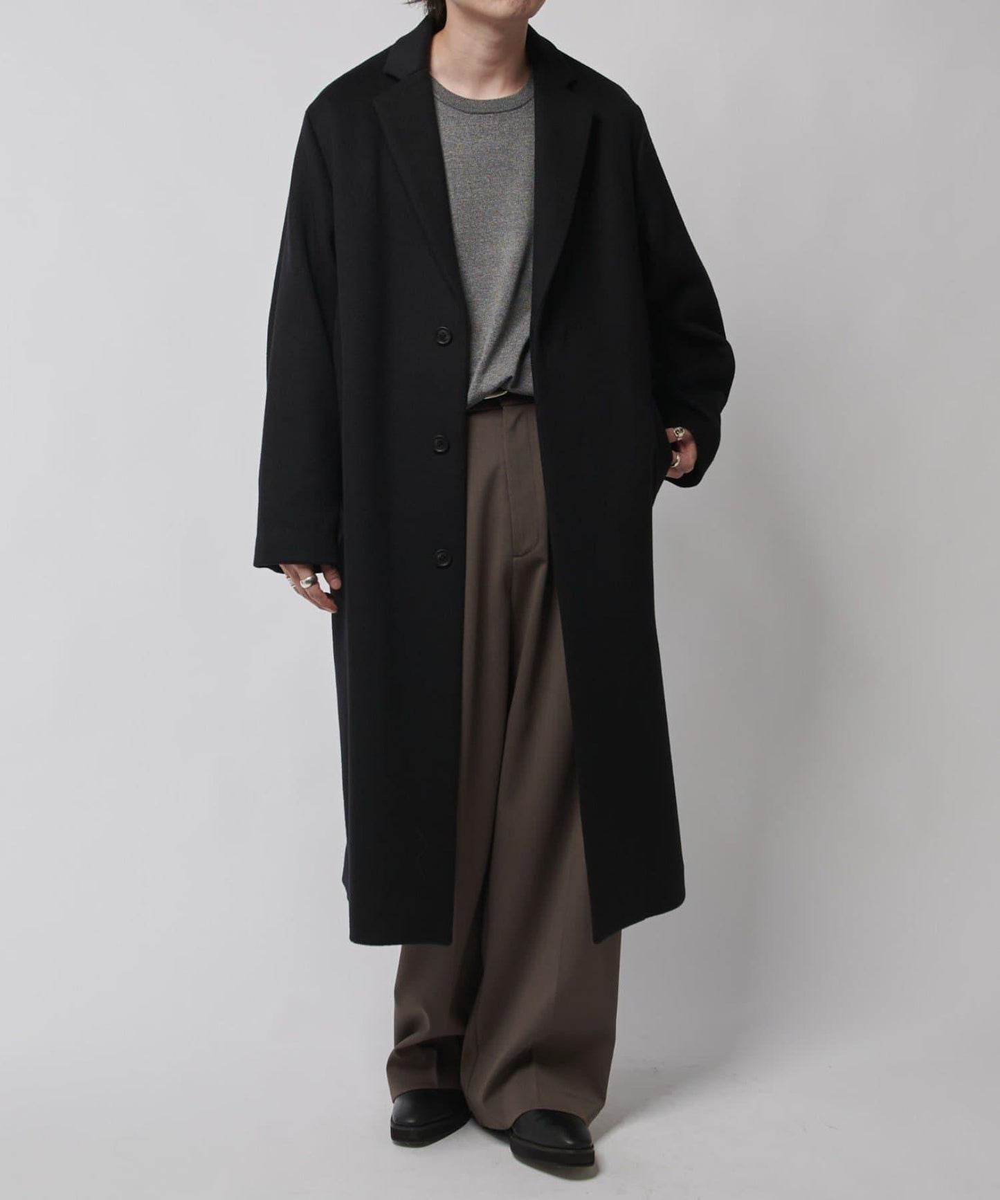 海狸呢單排切斯特大衣