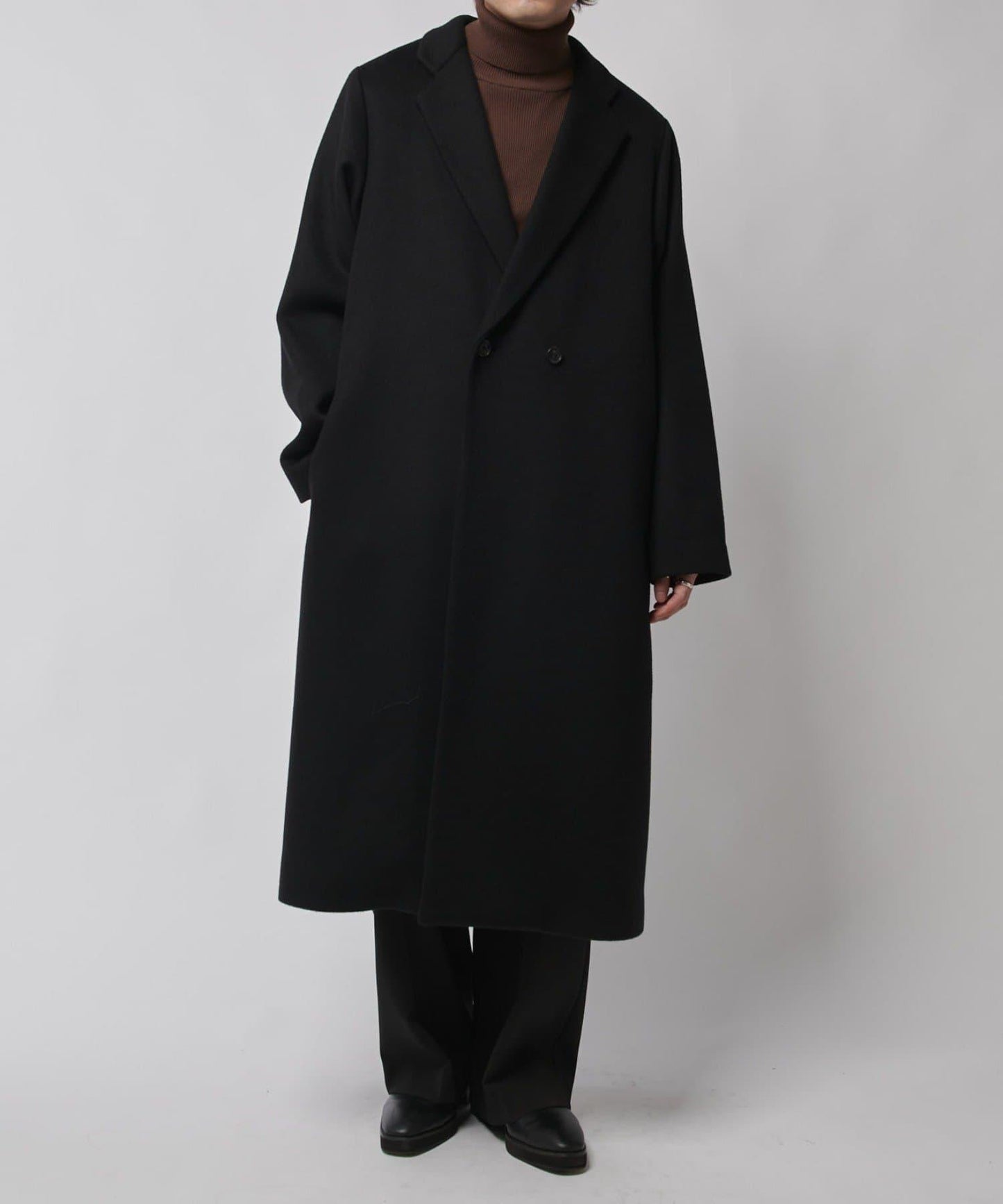 海狸毛呢經典切斯特大衣