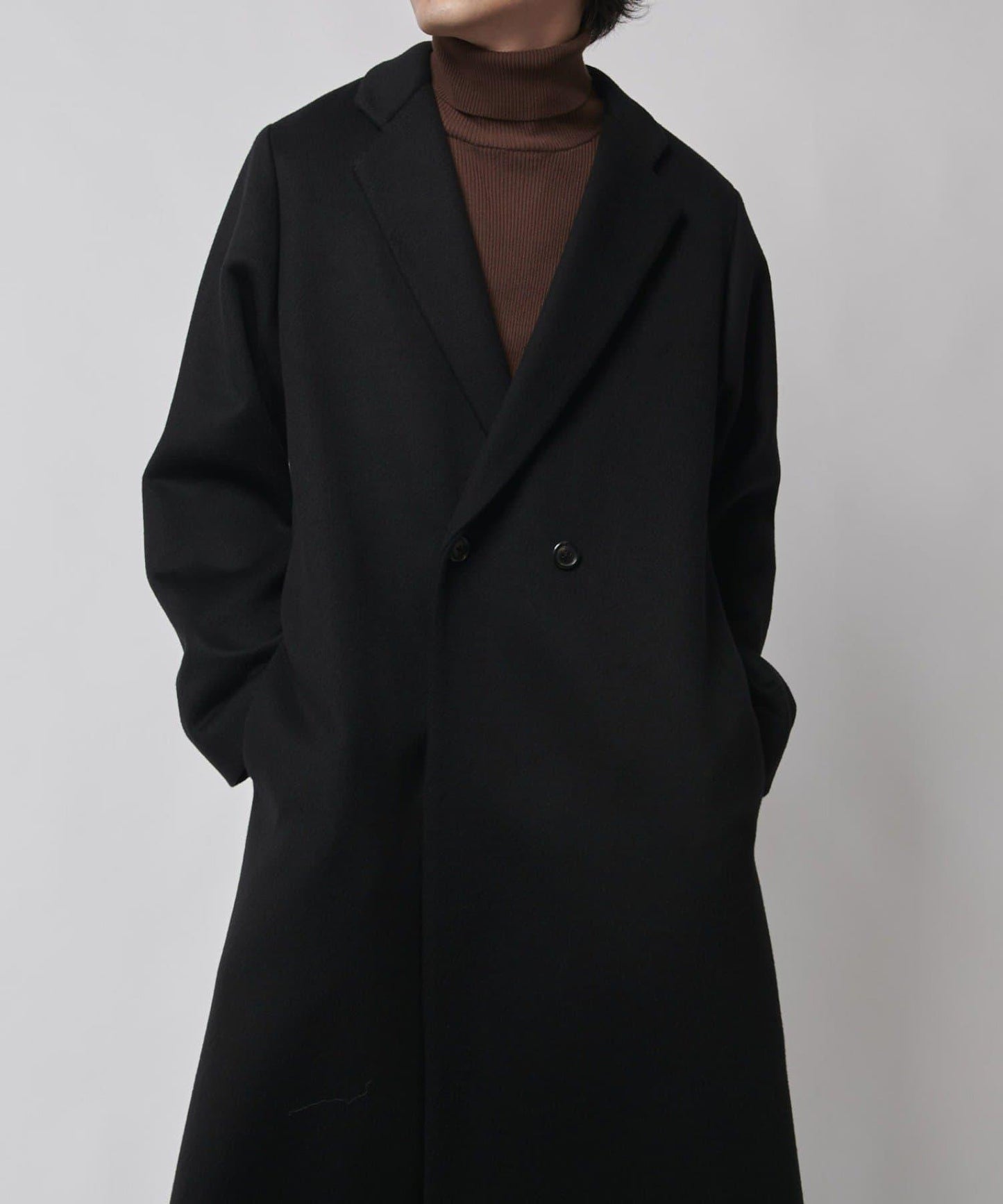 海狸毛呢經典切斯特大衣