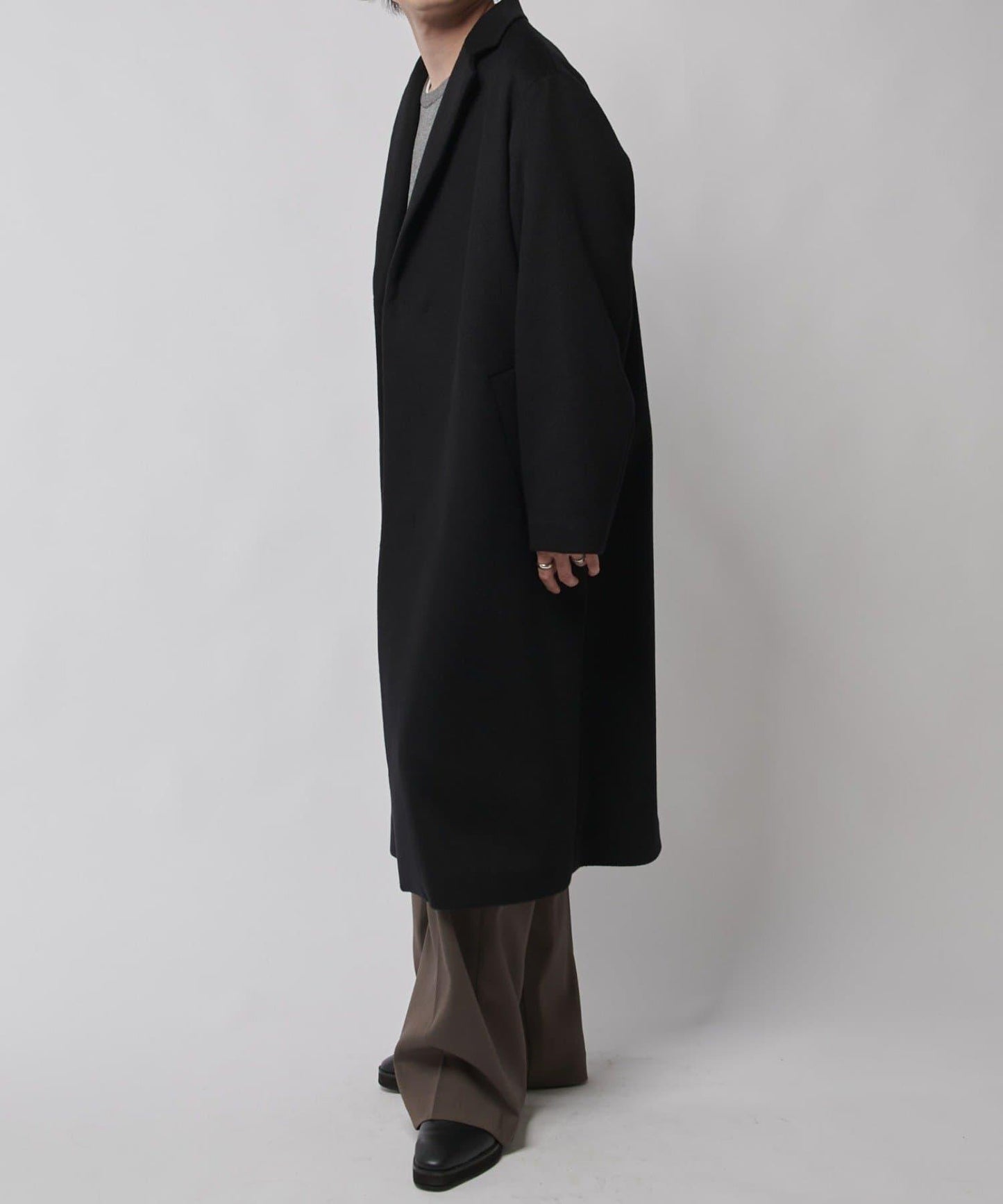 海狸呢單排切斯特大衣