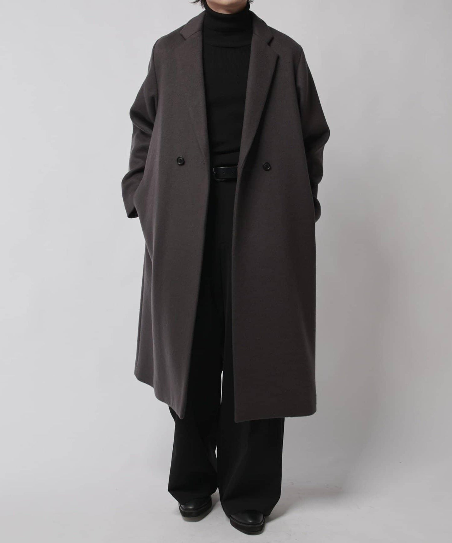 海狸毛呢經典切斯特大衣