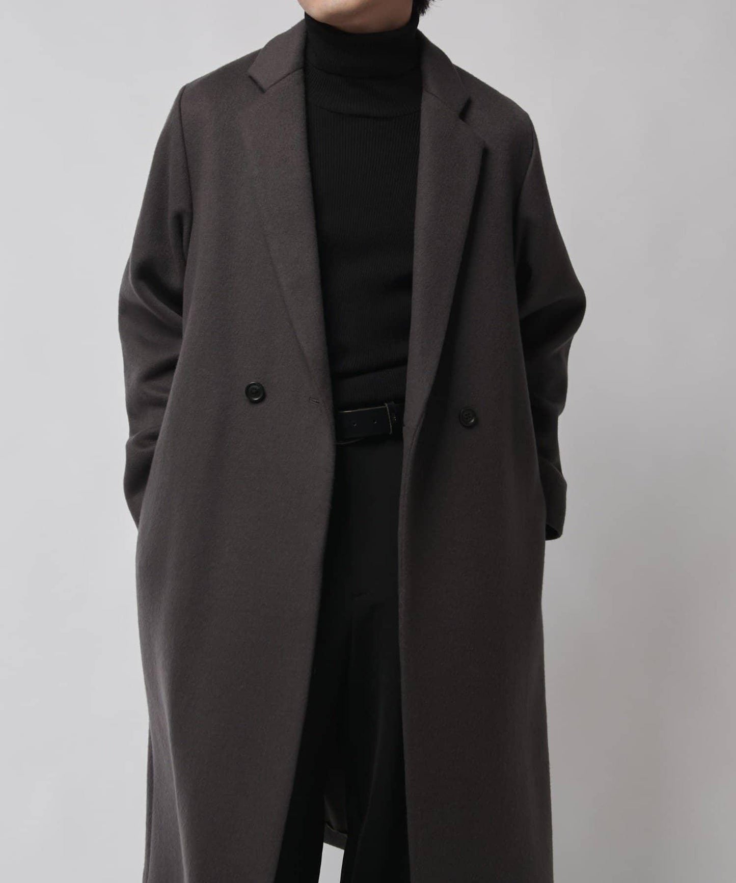 海狸毛呢經典切斯特大衣