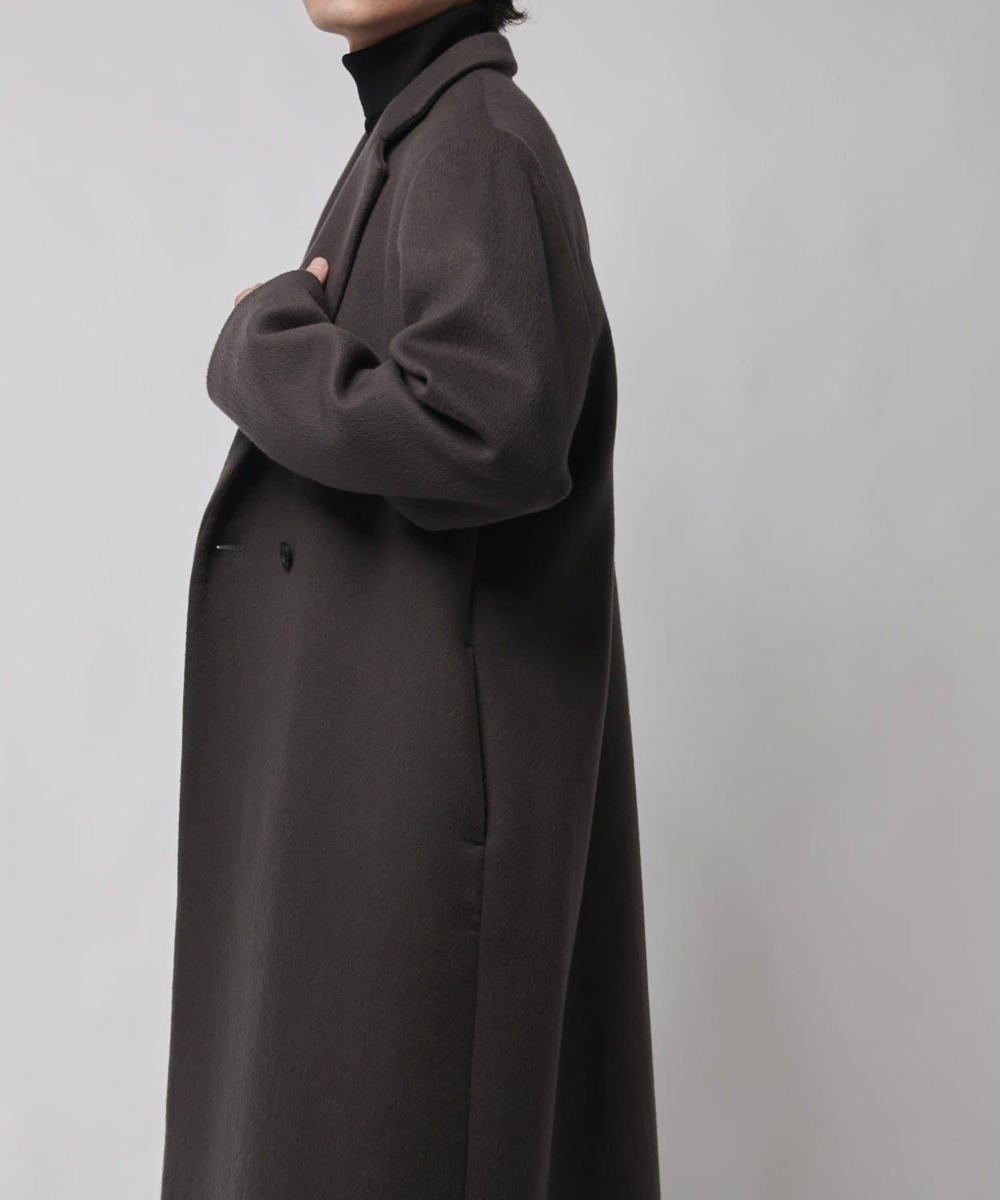 海狸毛呢經典切斯特大衣