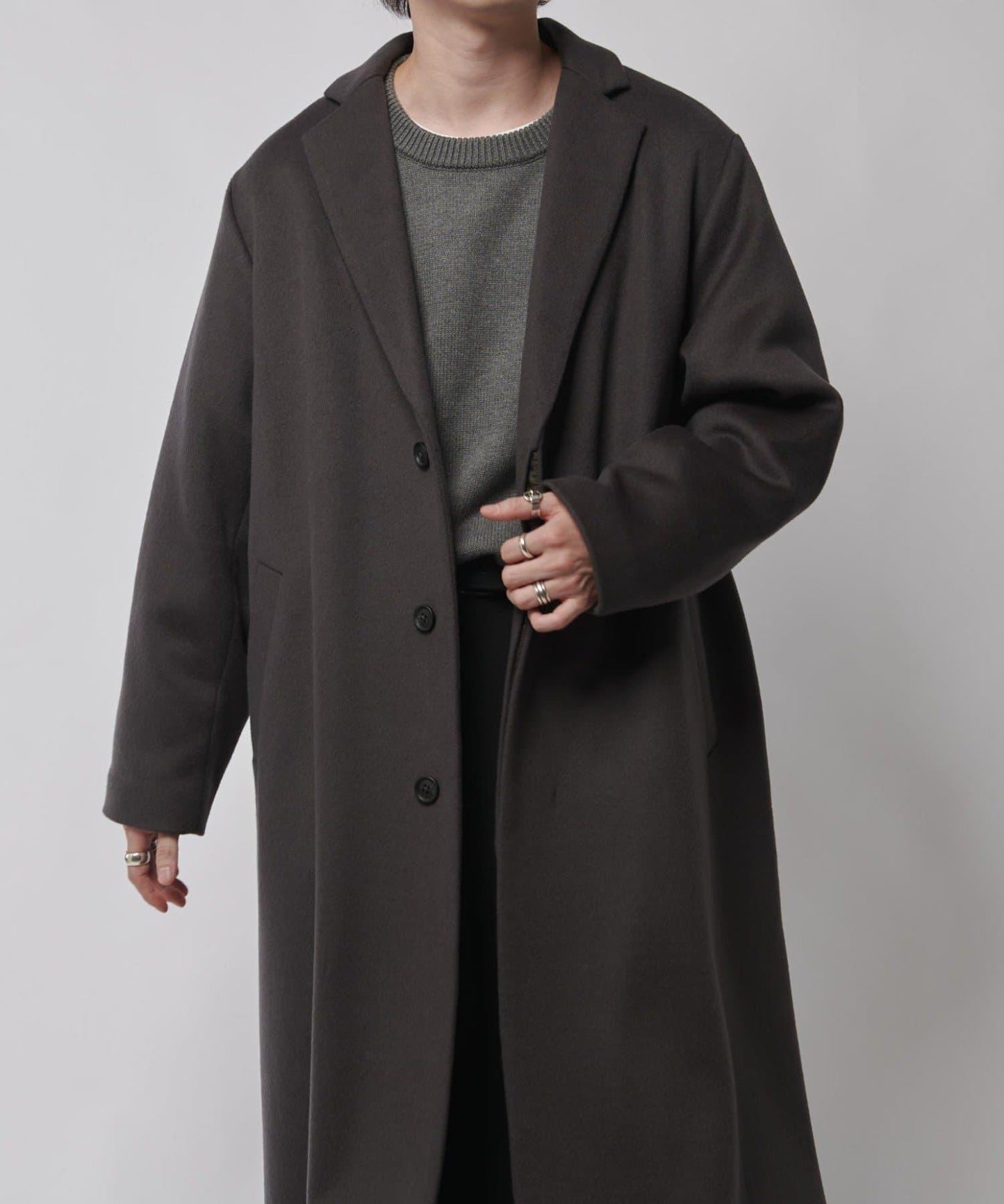 海狸呢單排切斯特大衣