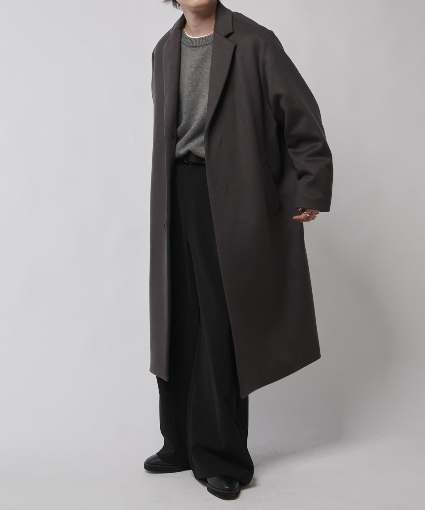 海狸呢單排切斯特大衣