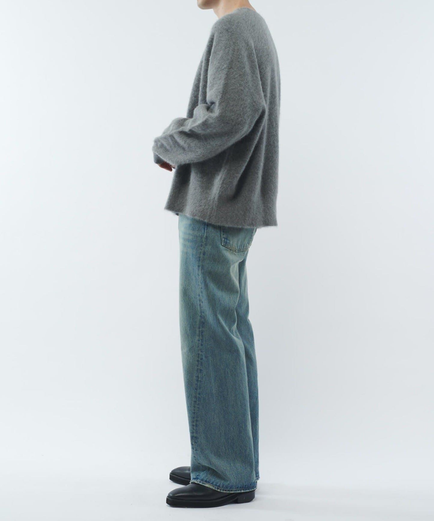 羊毛輕薄針織套頭衫