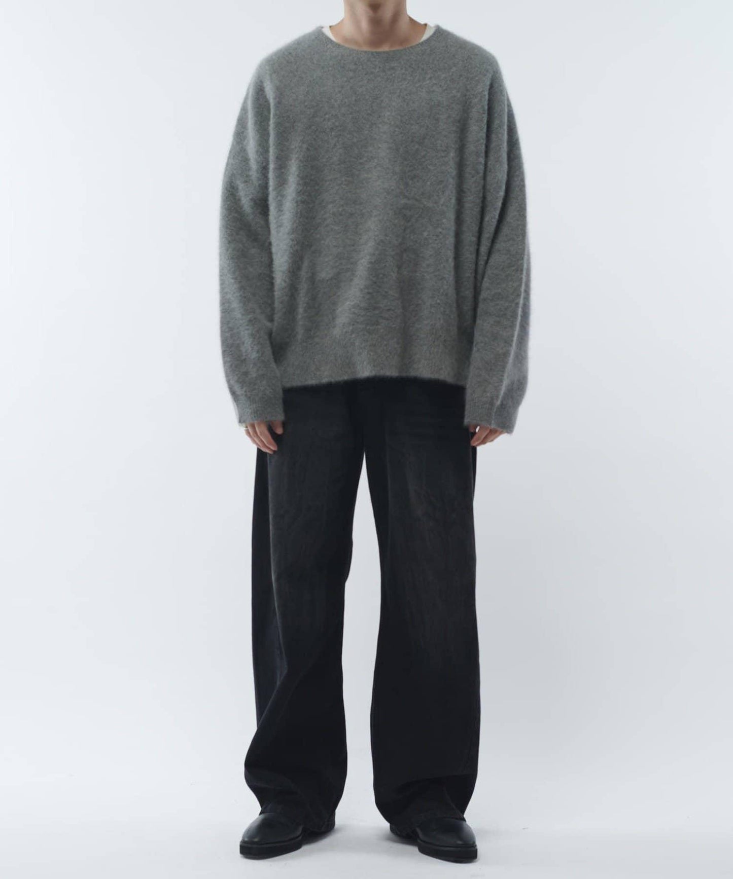 羊毛輕薄針織套頭衫