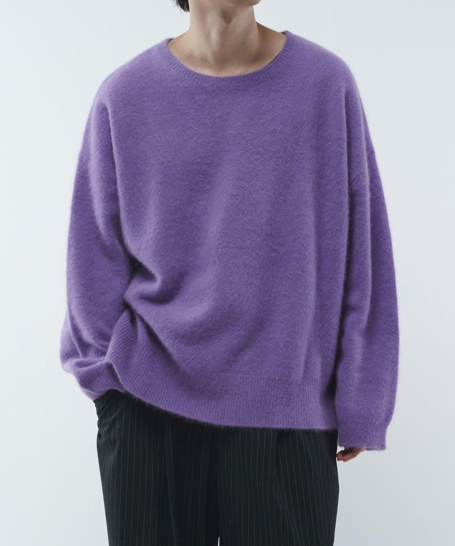 羊毛輕薄針織套頭衫