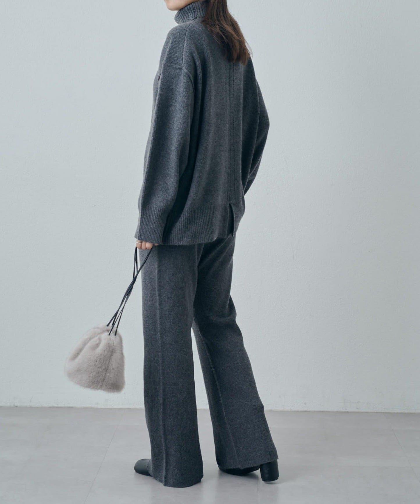 高領針織套頭衫