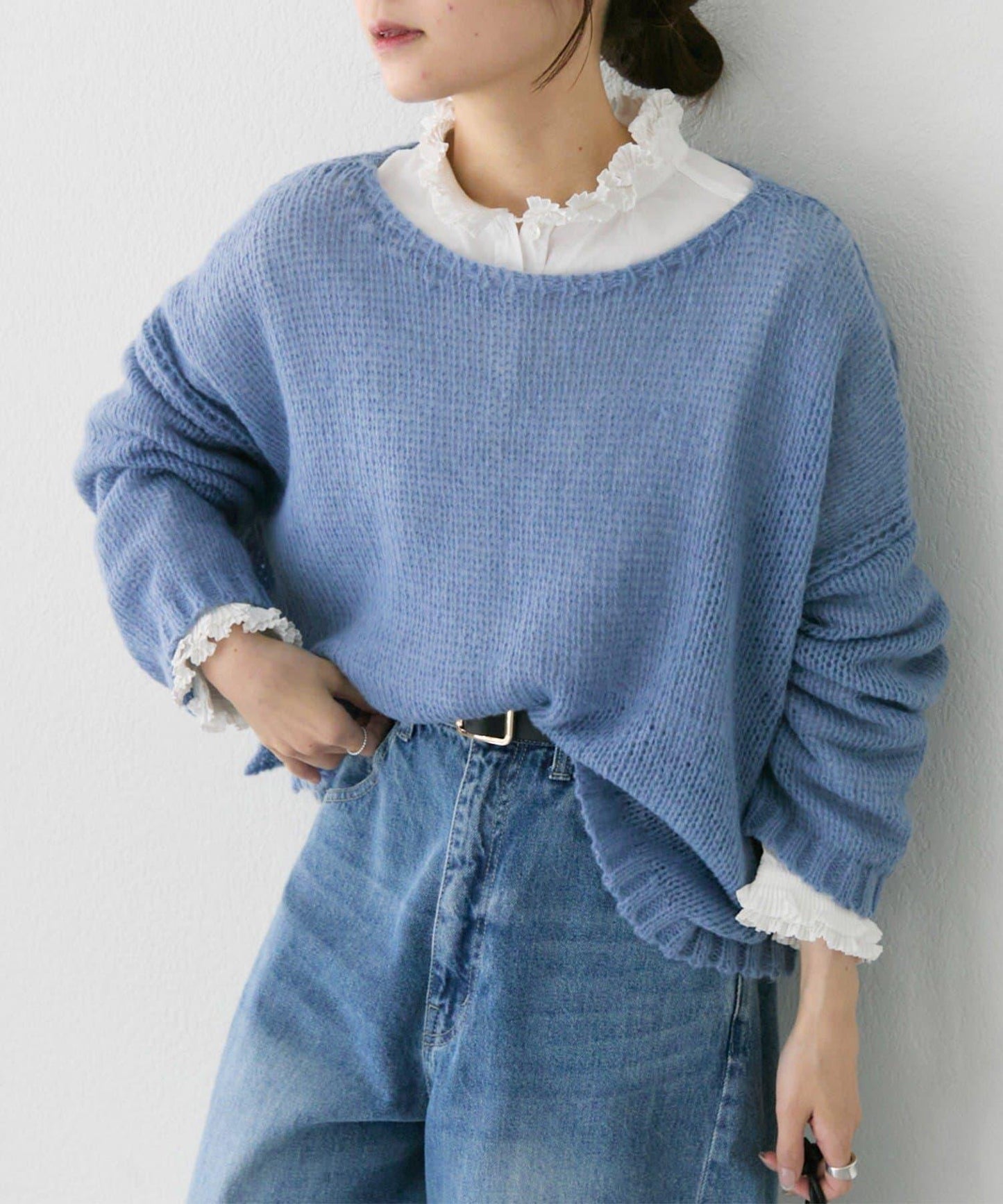 3G水滴天竺針織套頭衫