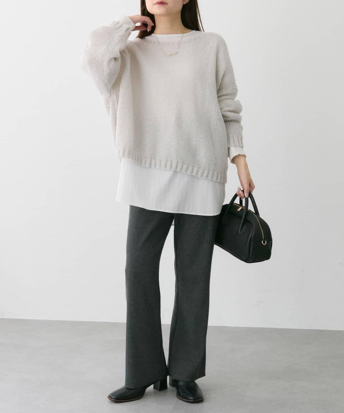 3G水滴天竺針織套頭衫