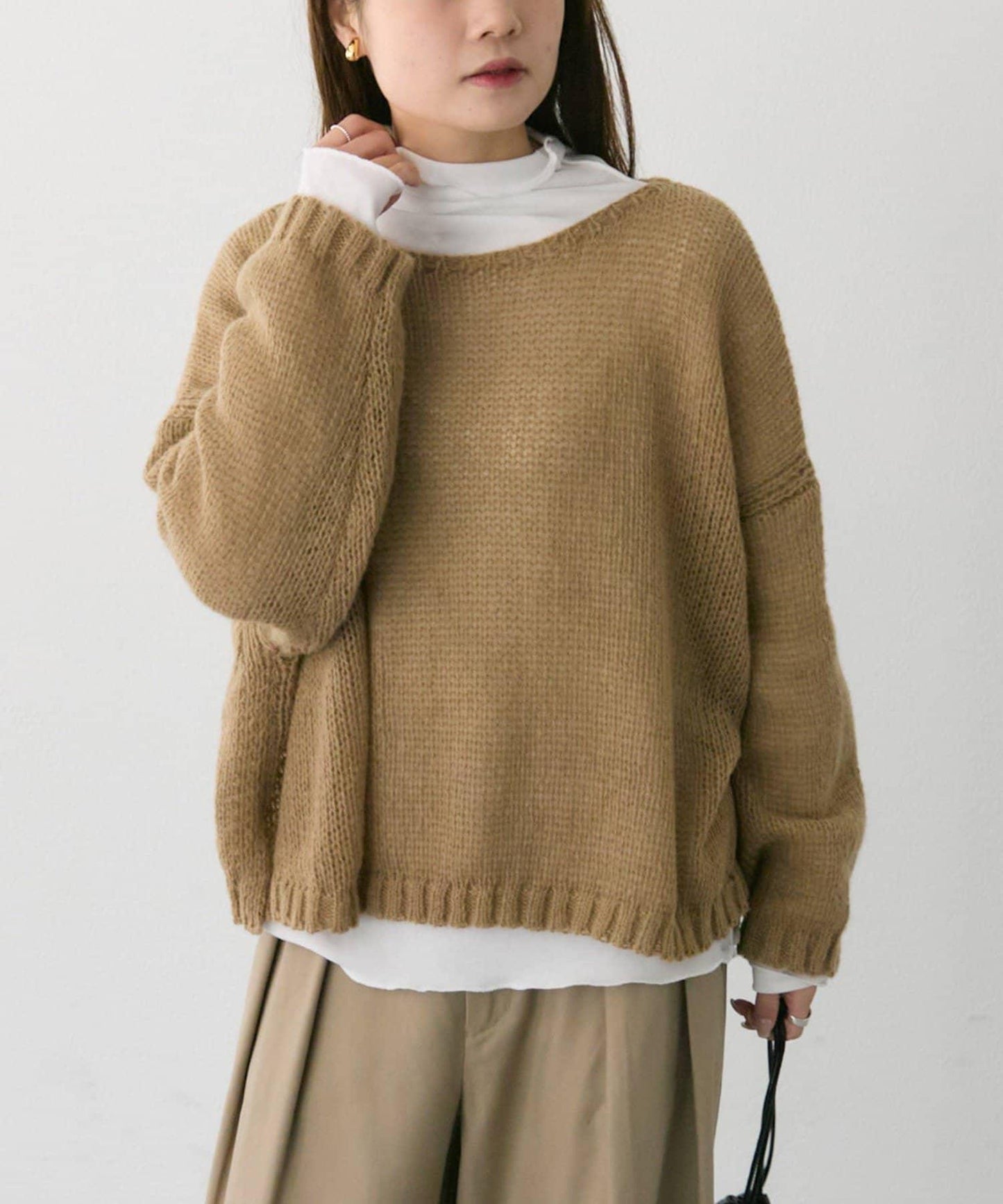 3G水滴天竺針織套頭衫