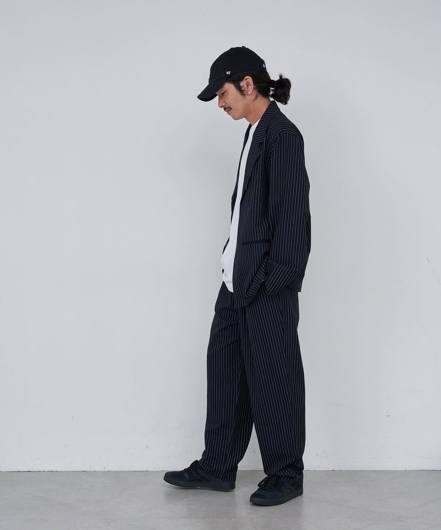 【套裝可搭配/男女同款】BM條紋長褲