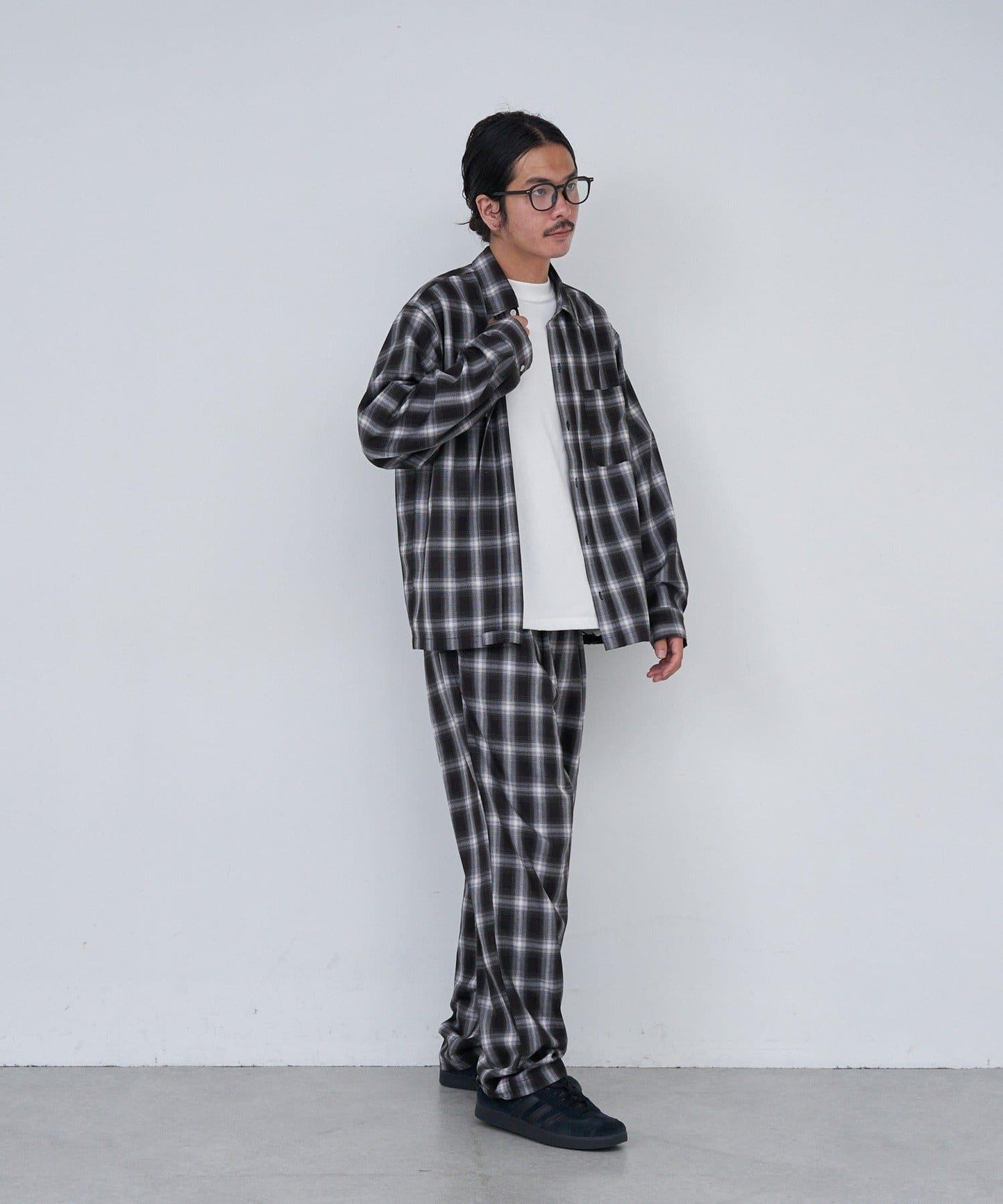 【套裝可搭配/男女同款】BM格子襯衫