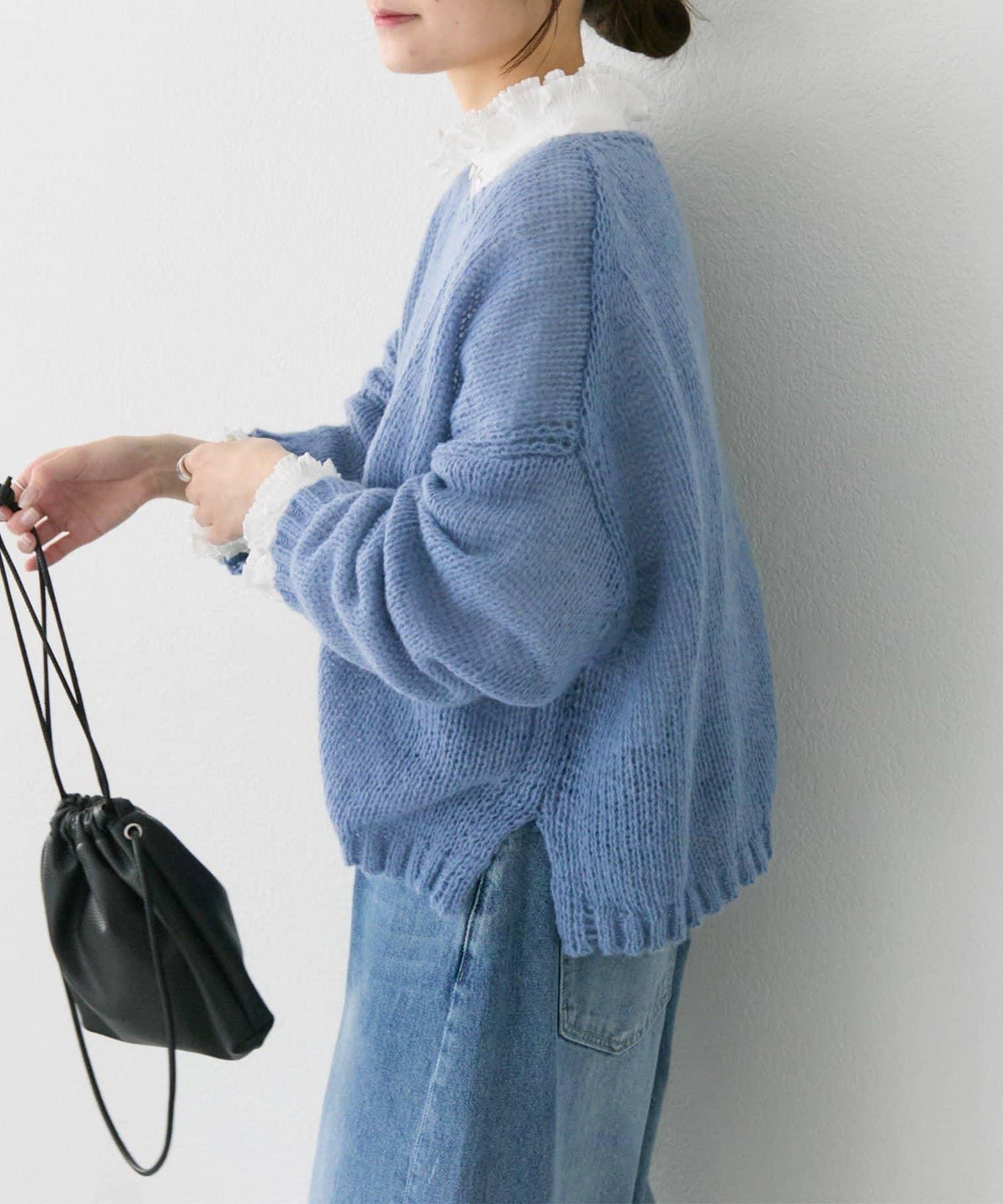 3G水滴天竺針織套頭衫