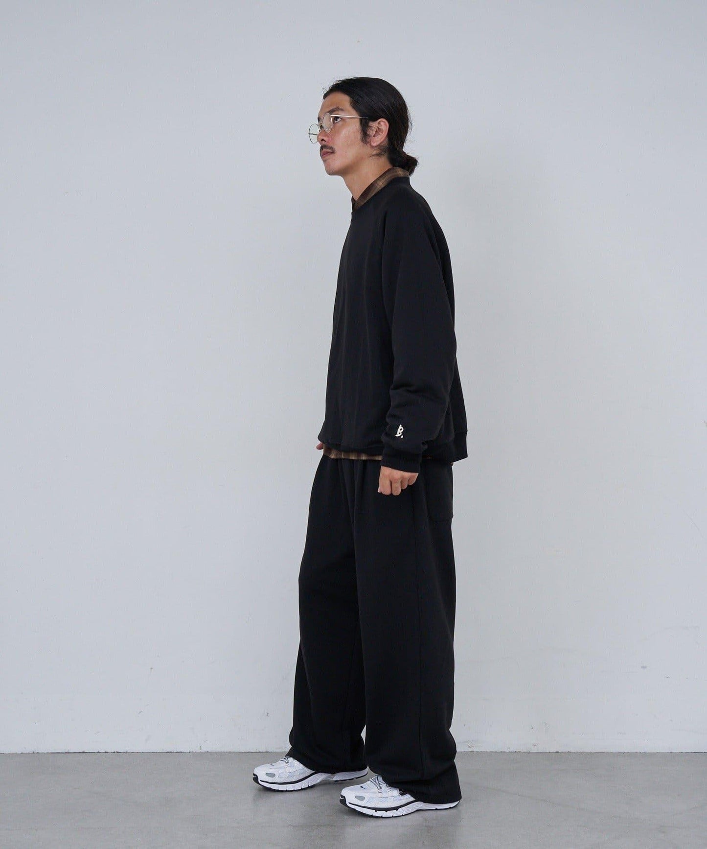 【套裝可搭配/男女同款】BM刺繡衛衣套頭衫