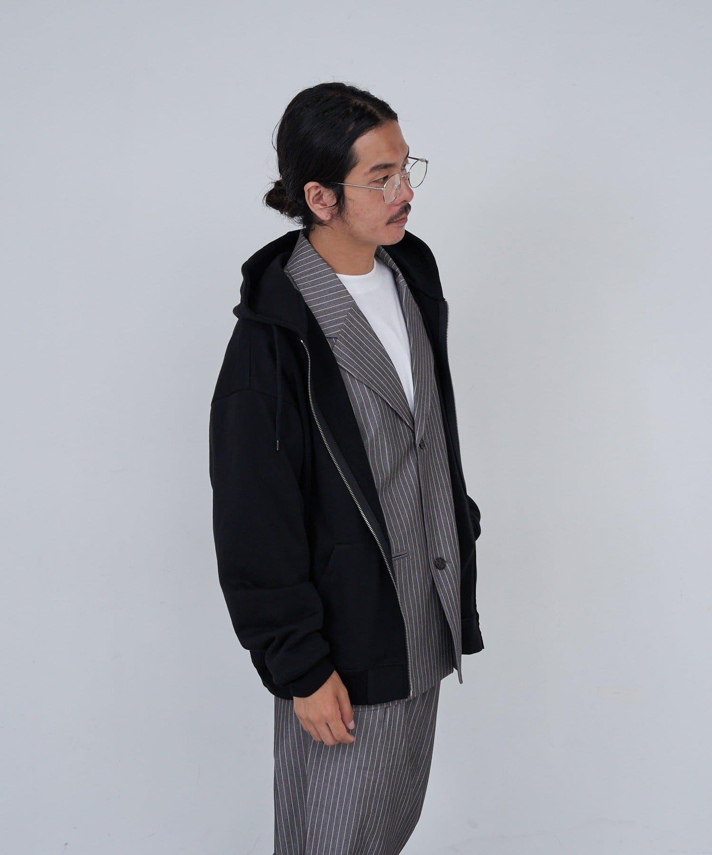 【套裝可搭配/男女同款】BM刺繡衛衣連帽衫