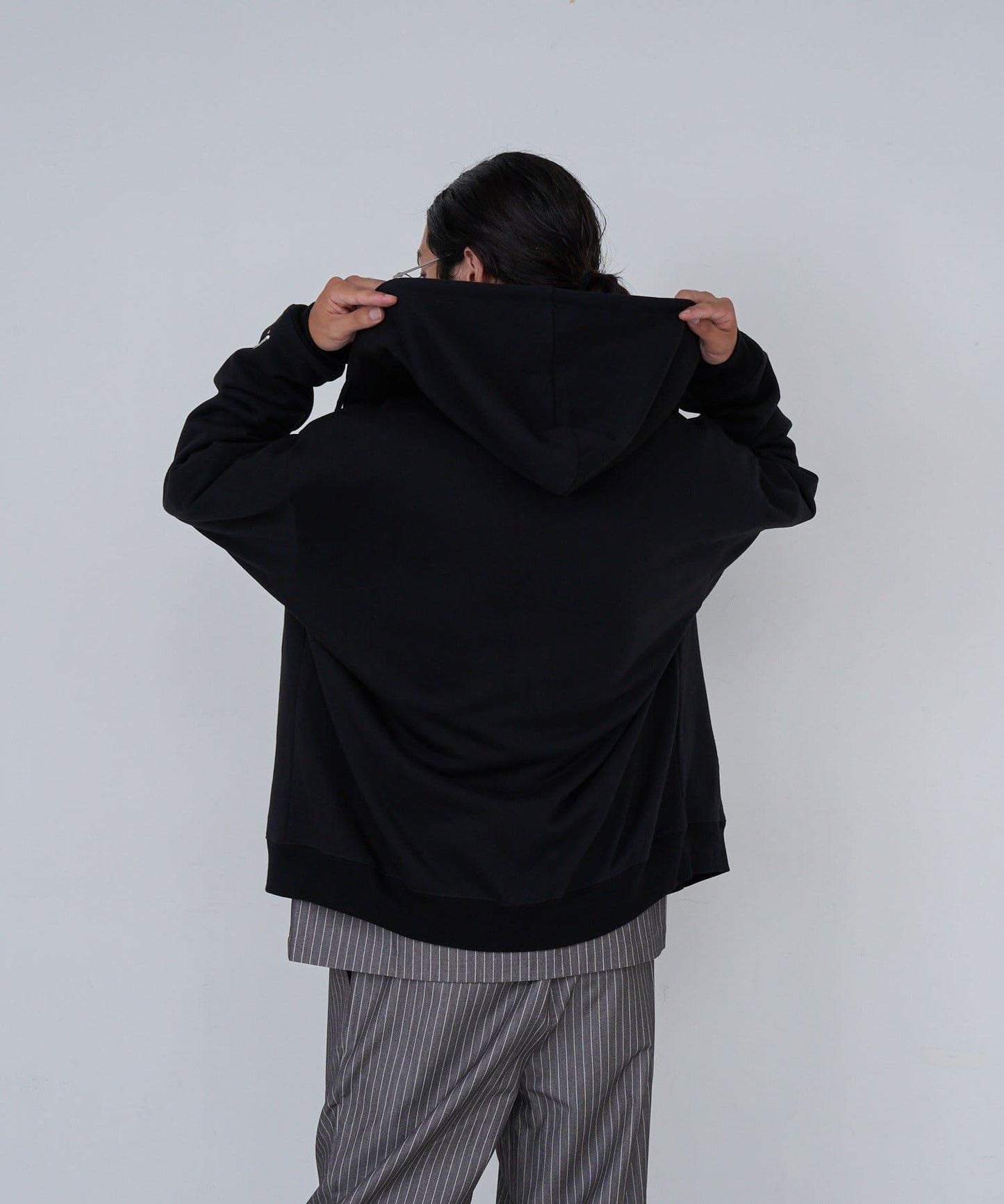 【套裝可搭配/男女同款】BM刺繡衛衣連帽衫