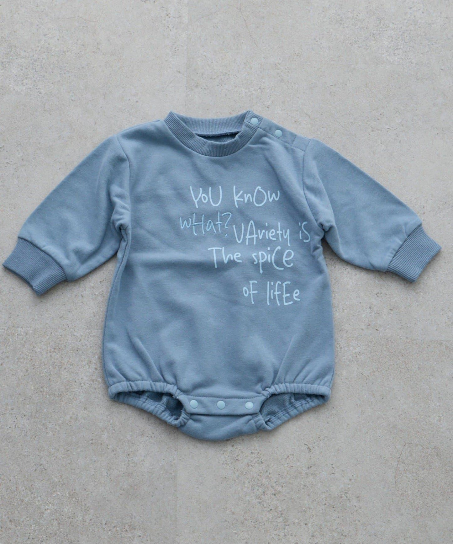 【BABY】標誌刺繡衛衣連體衣