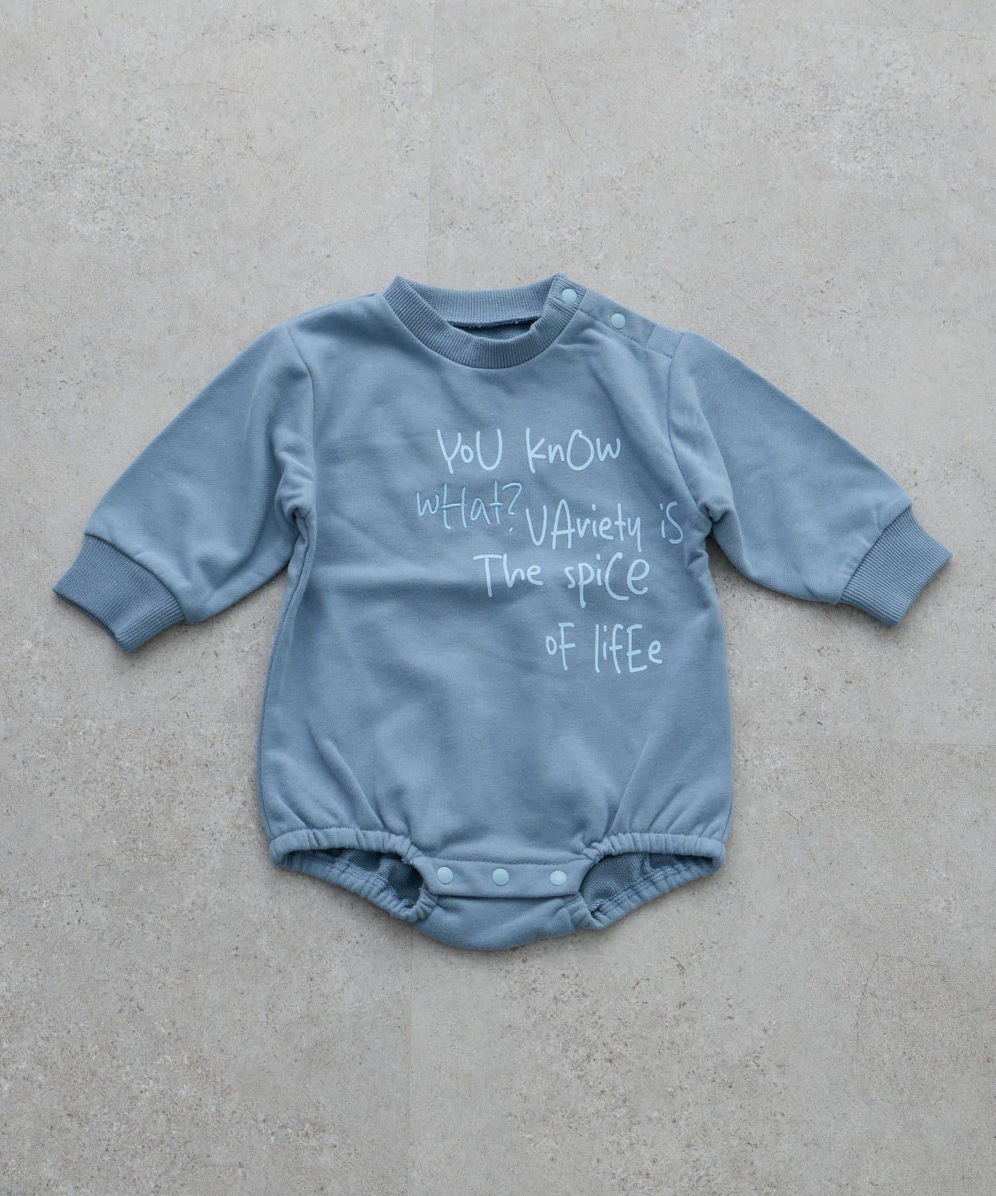 【BABY】標誌刺繡衛衣連體衣