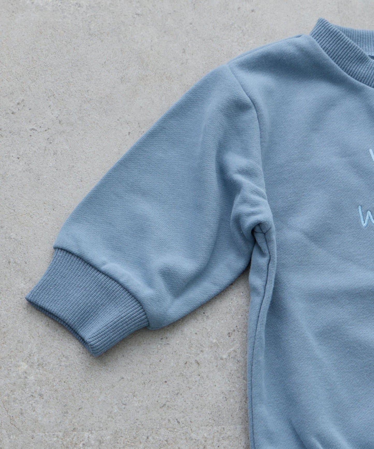 【BABY】標誌刺繡衛衣連體衣