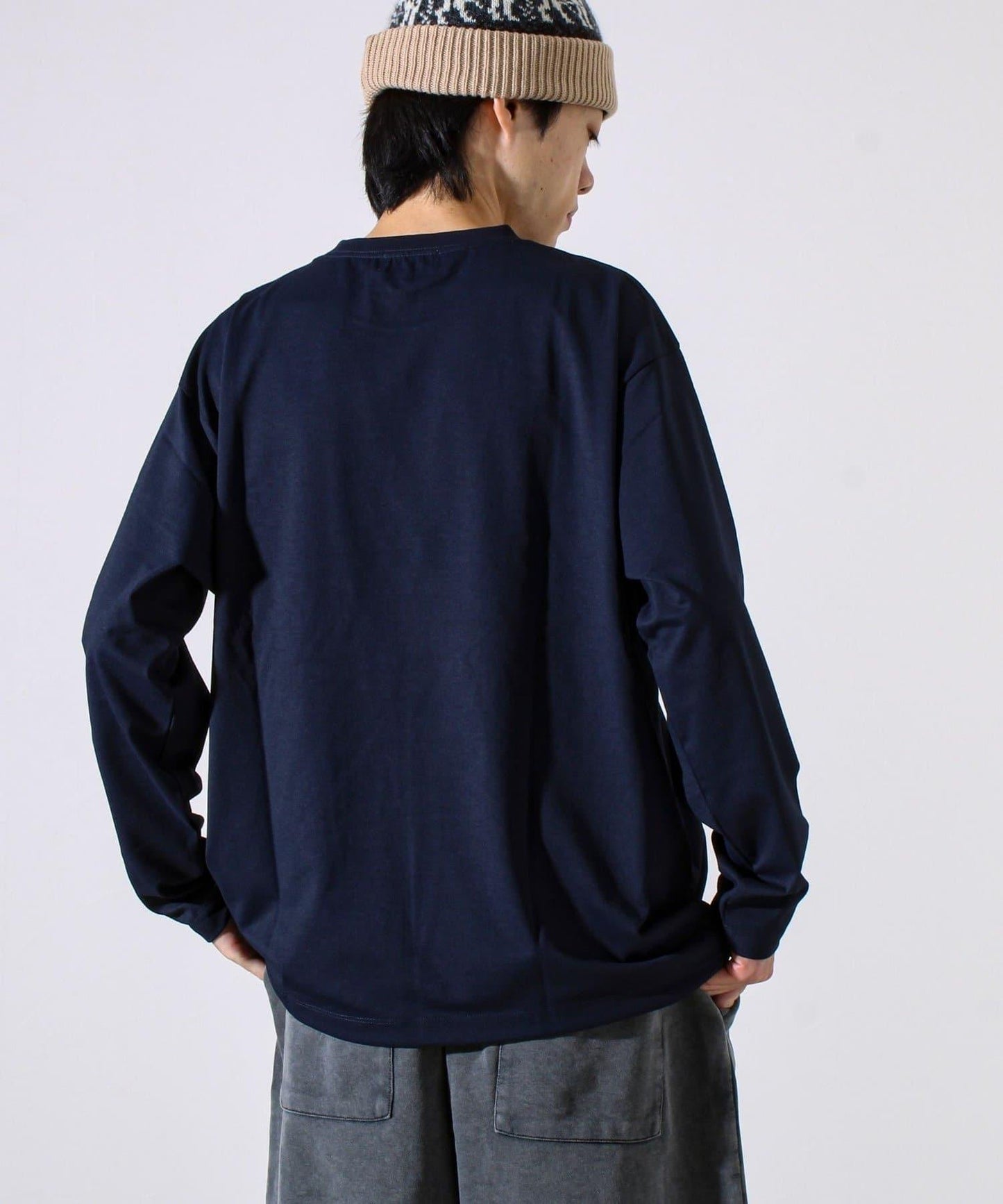 【MARUDE COTTON】印花長袖T恤