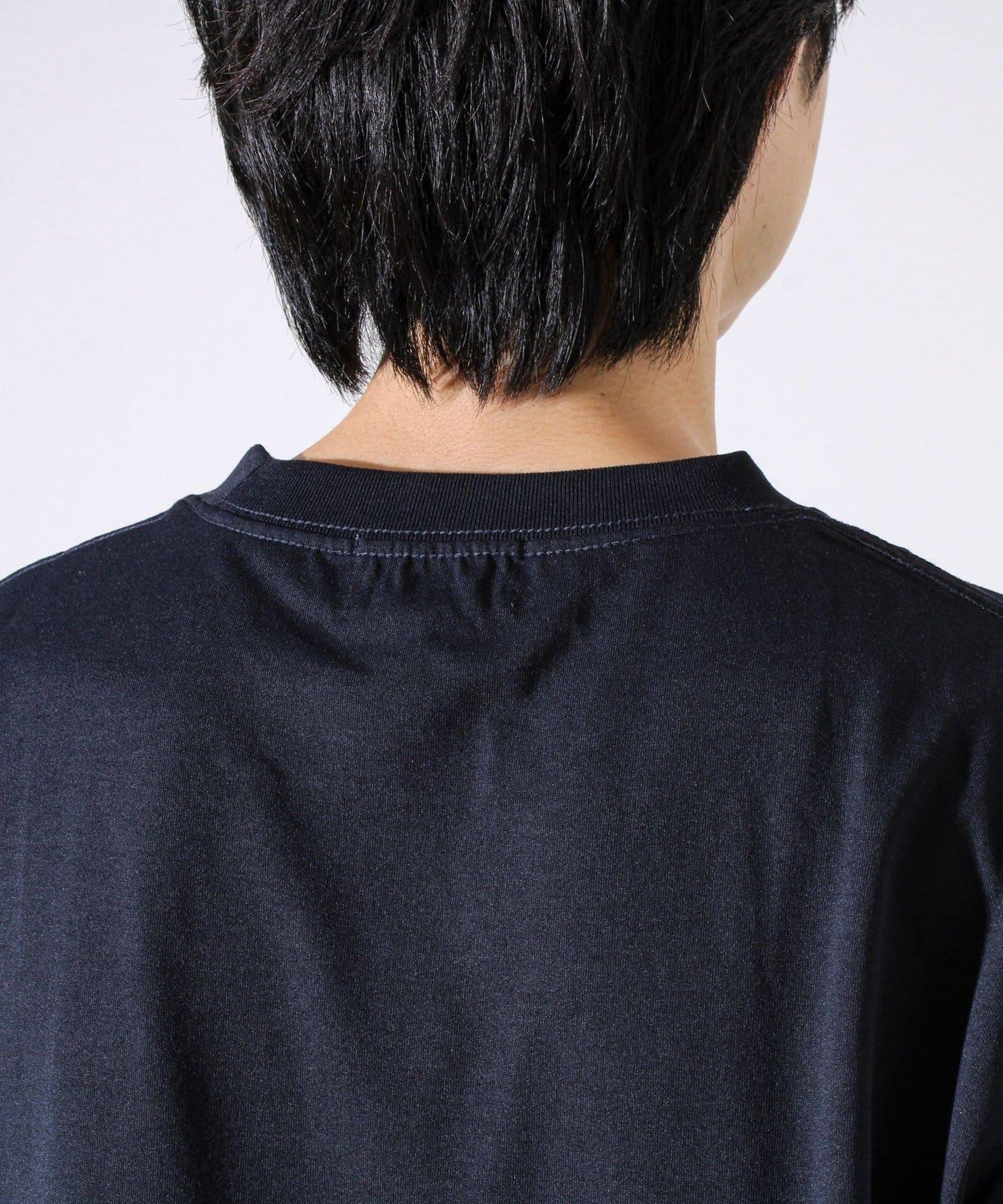 【MARUDE COTTON】繩帶刺繡長袖T恤