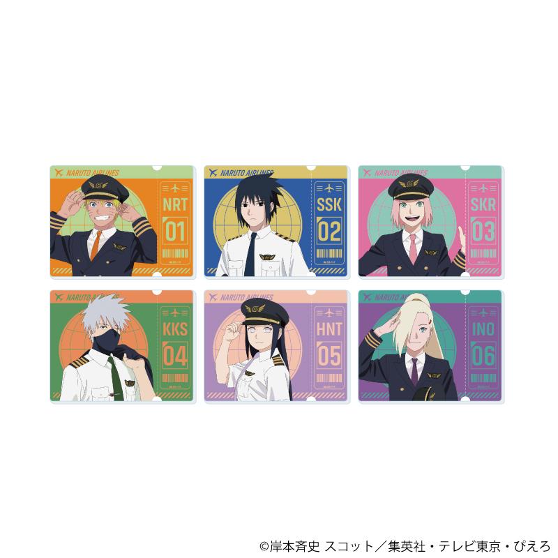 《火影忍者》疾風傳 迷你亞克力板04/飛行員版 全套(共6種)(新繪插畫)【全套/6個裝】