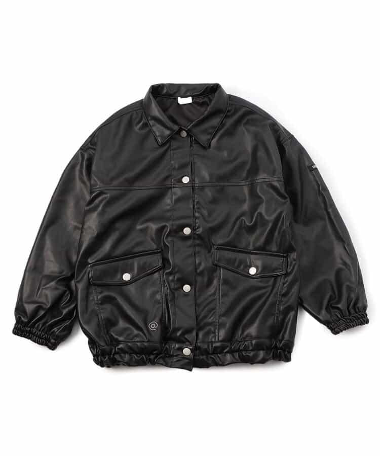 仿皮夾克