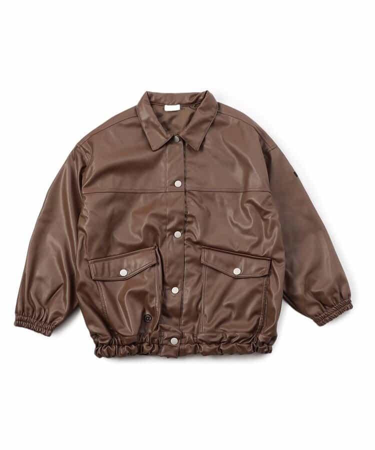 仿皮夾克