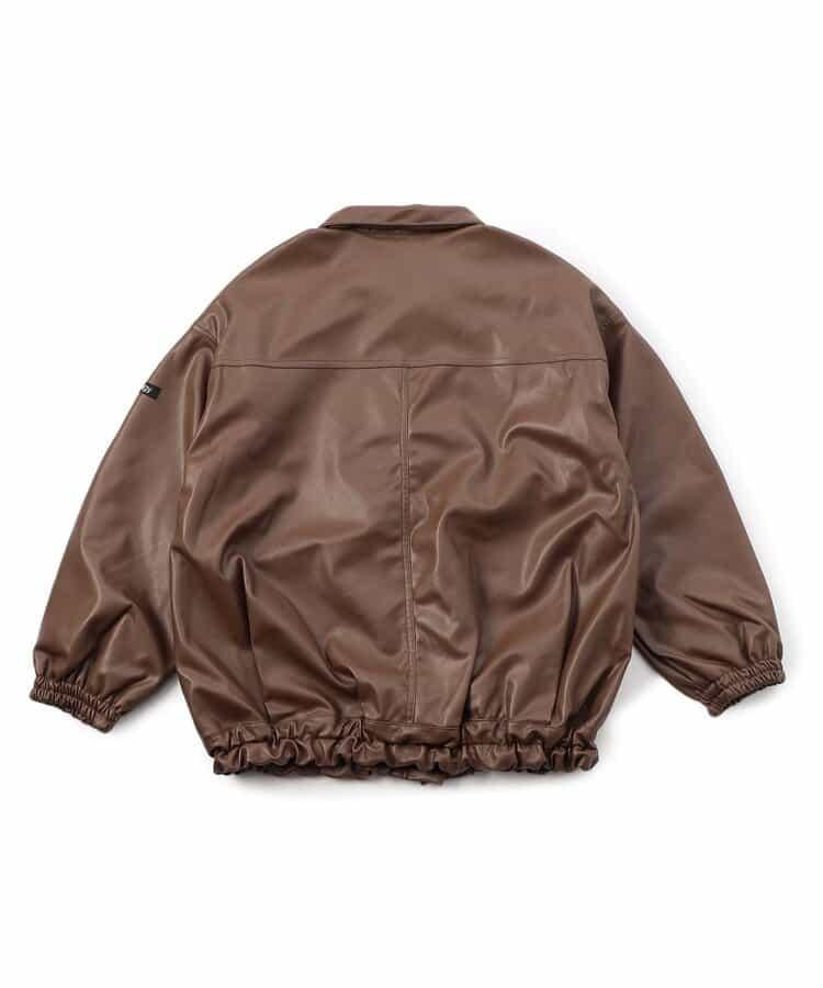 仿皮夾克