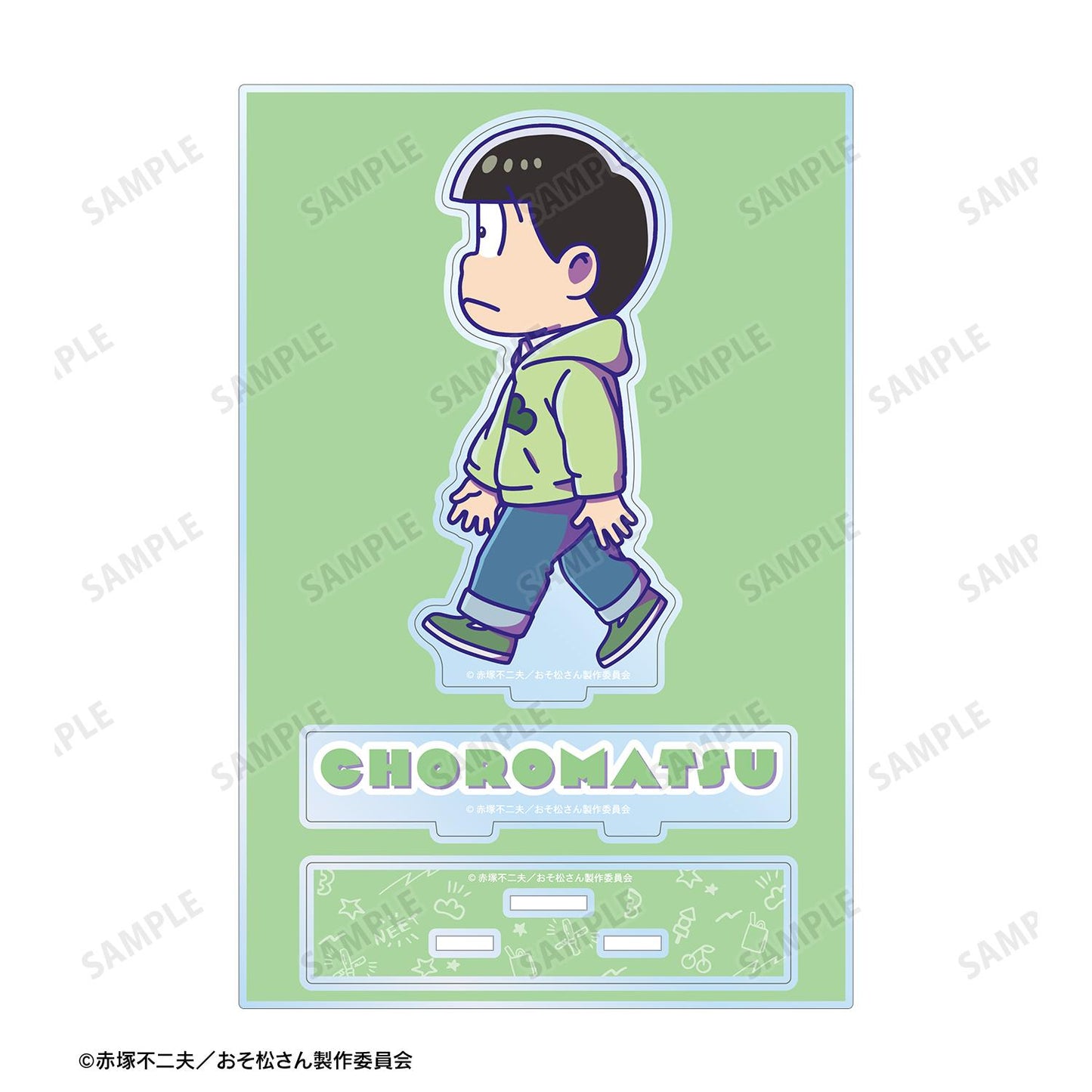 《阿松》松野輕鬆 迷你配件大號亞克力立牌