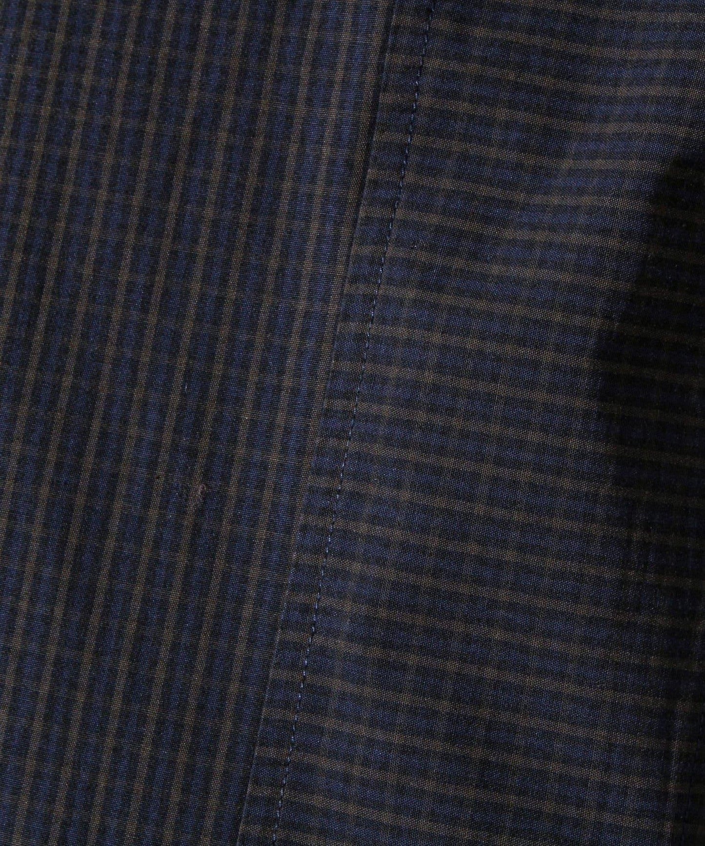 【純色×圖案趣味設計】時尚拼接長袖襯衫