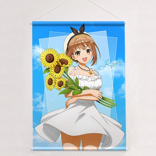 《萊莎的鍊金工房》新繪B2掛畫(萊莎/白色連衣裙)雙面絨