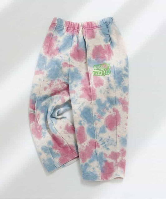 扎染針織長褲(可成套搭配) 十分褲