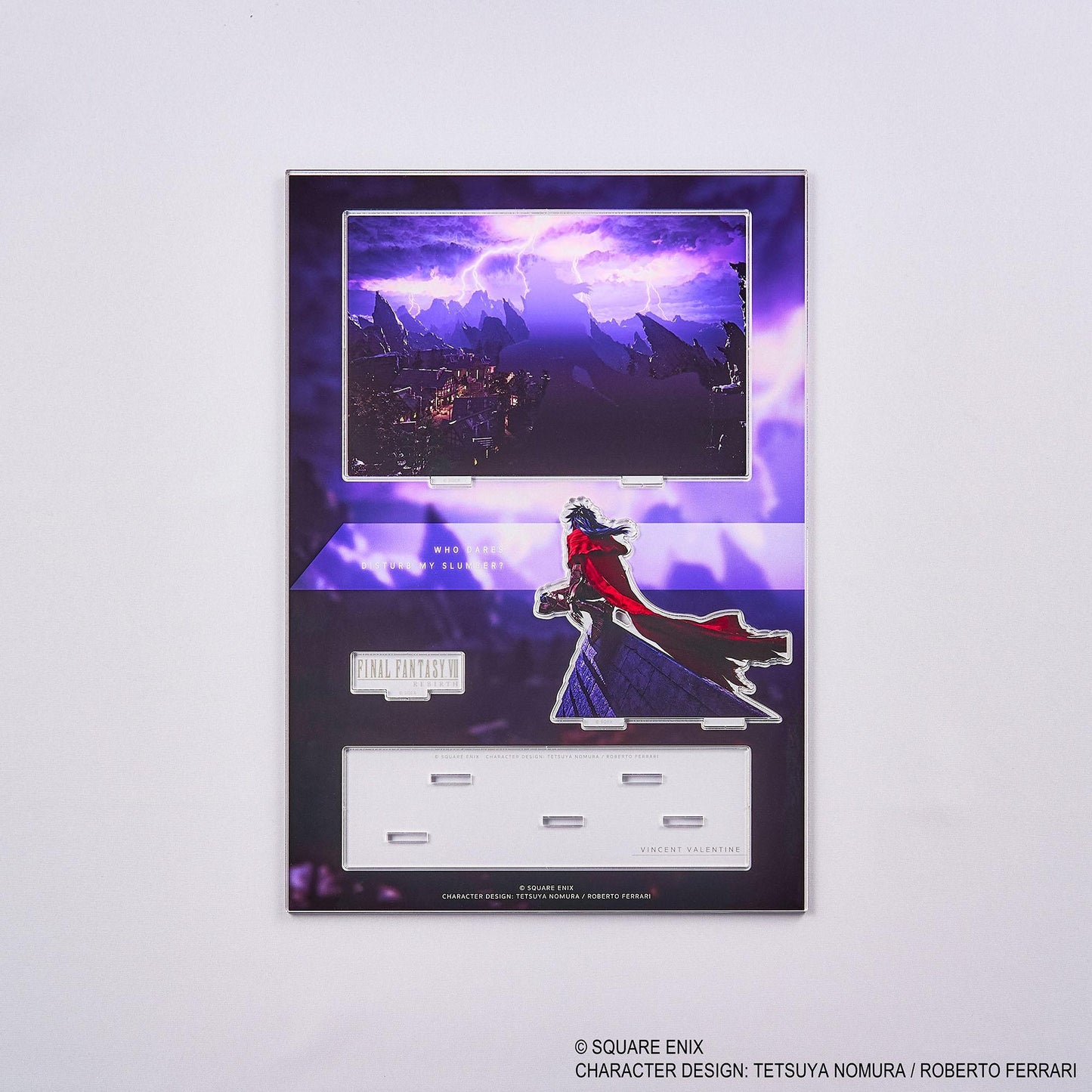 最終幻想VII 重生 亞克力場景模型 關鍵藝術 維森特