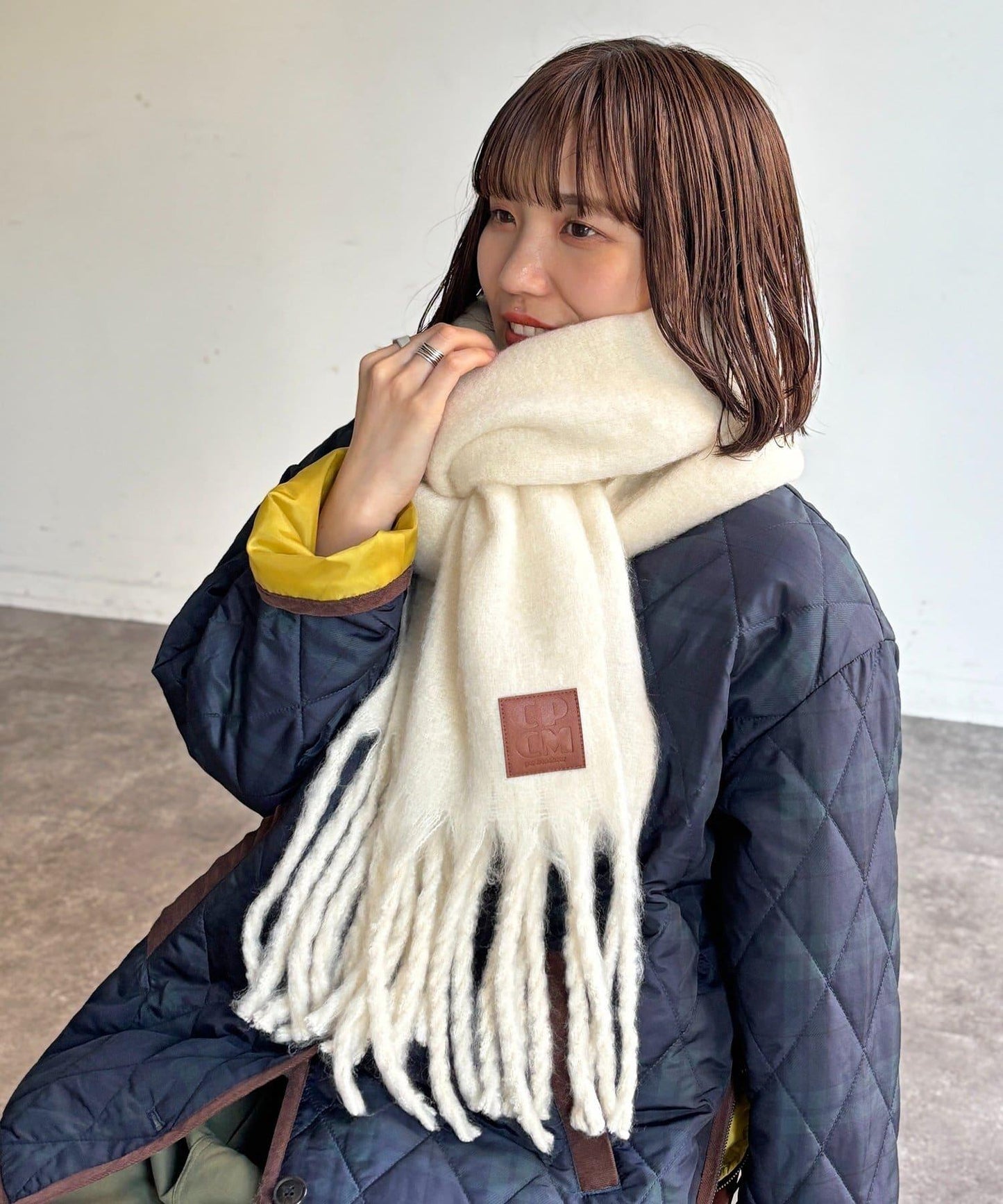 蓬鬆厚款圍巾