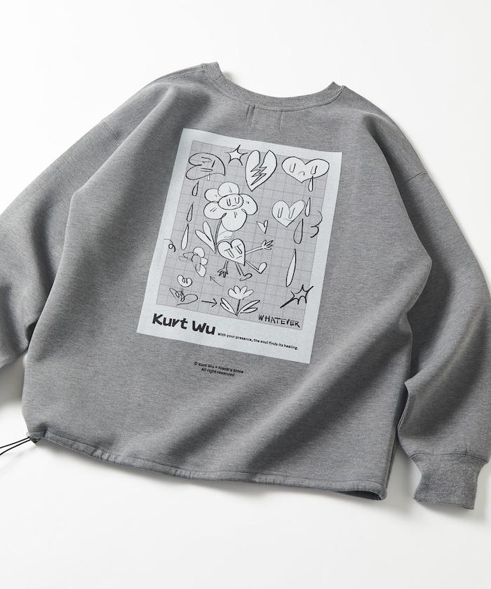 Kurt Wu × FREAK'S STORE 背部印花圓領衛衣