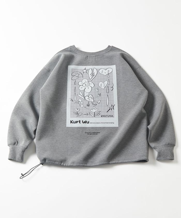 Kurt Wu × FREAK'S STORE 背部印花圓領衛衣