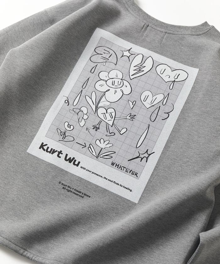 Kurt Wu × FREAK'S STORE 背部印花圓領衛衣
