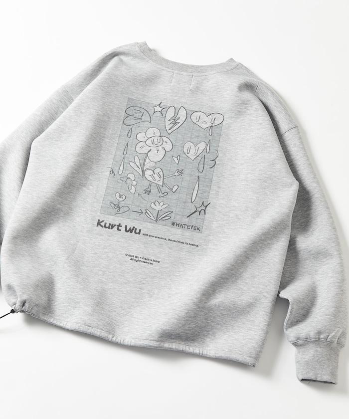 Kurt Wu × FREAK'S STORE 背部印花圓領衛衣