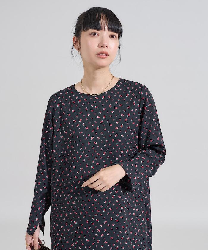 小花圖案連衣裙